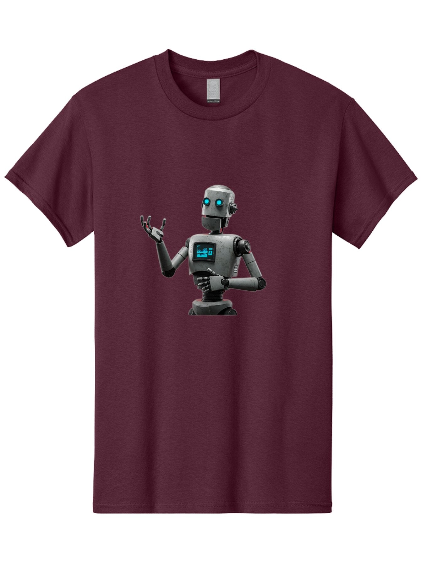 Robot-1 Men'S Graphic Tee, 100% Cotton, Comfortable Casual Summer Wear, Machine Washable, Vintage Camera, Old Camera, Antique Camera, Black Camera, Classic Photography, Photography Equipment, Nostalgic Device, Film Camera, Camera Art Bar374 8