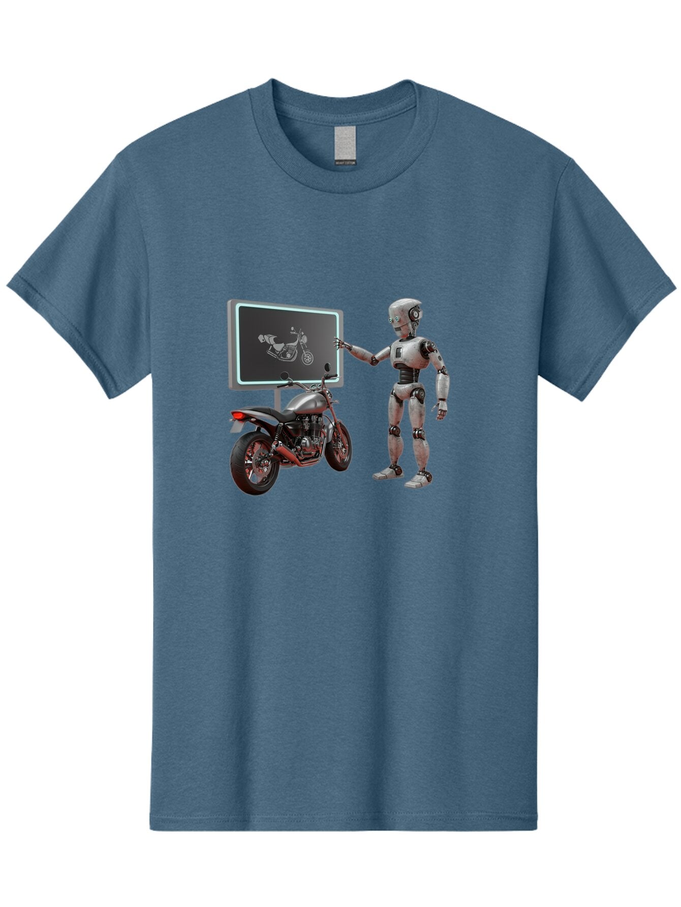 Robot-And-Motorcycle Men'S Graphic Tee, 100% Cotton, Comfortable Casual Summer Wear, Machine Washable, Vintage Camera, Old Camera, Antique Camera, Black Camera, Classic Photography, Photography Equipment, Nostalgic Device, Film Camera, Bar375 2