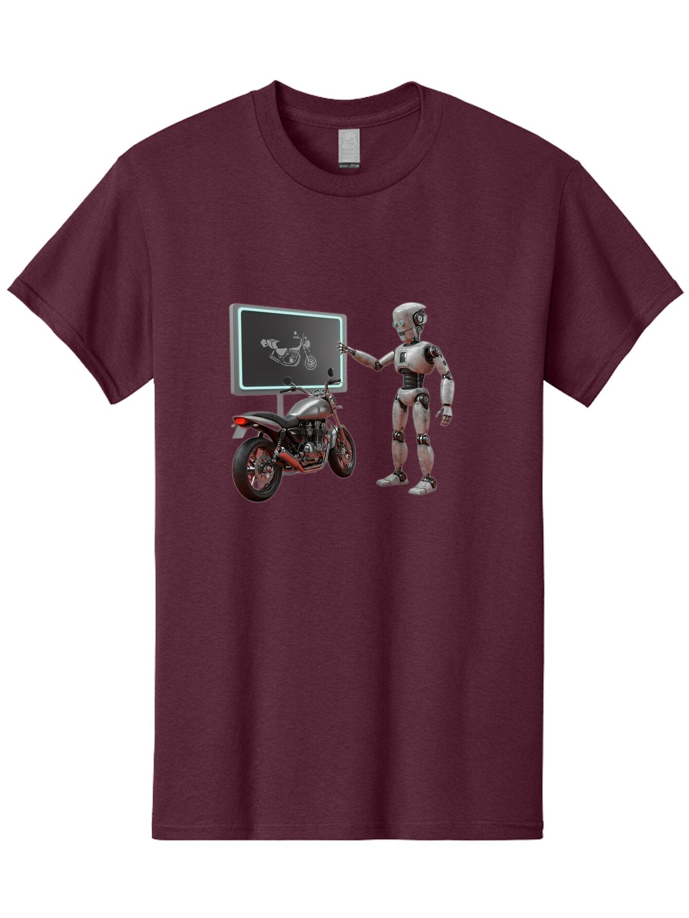 Robot-And-Motorcycle Men'S Graphic Tee, 100% Cotton, Comfortable Casual Summer Wear, Machine Washable, Vintage Camera, Old Camera, Antique Camera, Black Camera, Classic Photography, Photography Equipment, Nostalgic Device, Film Camera, Bar375 4