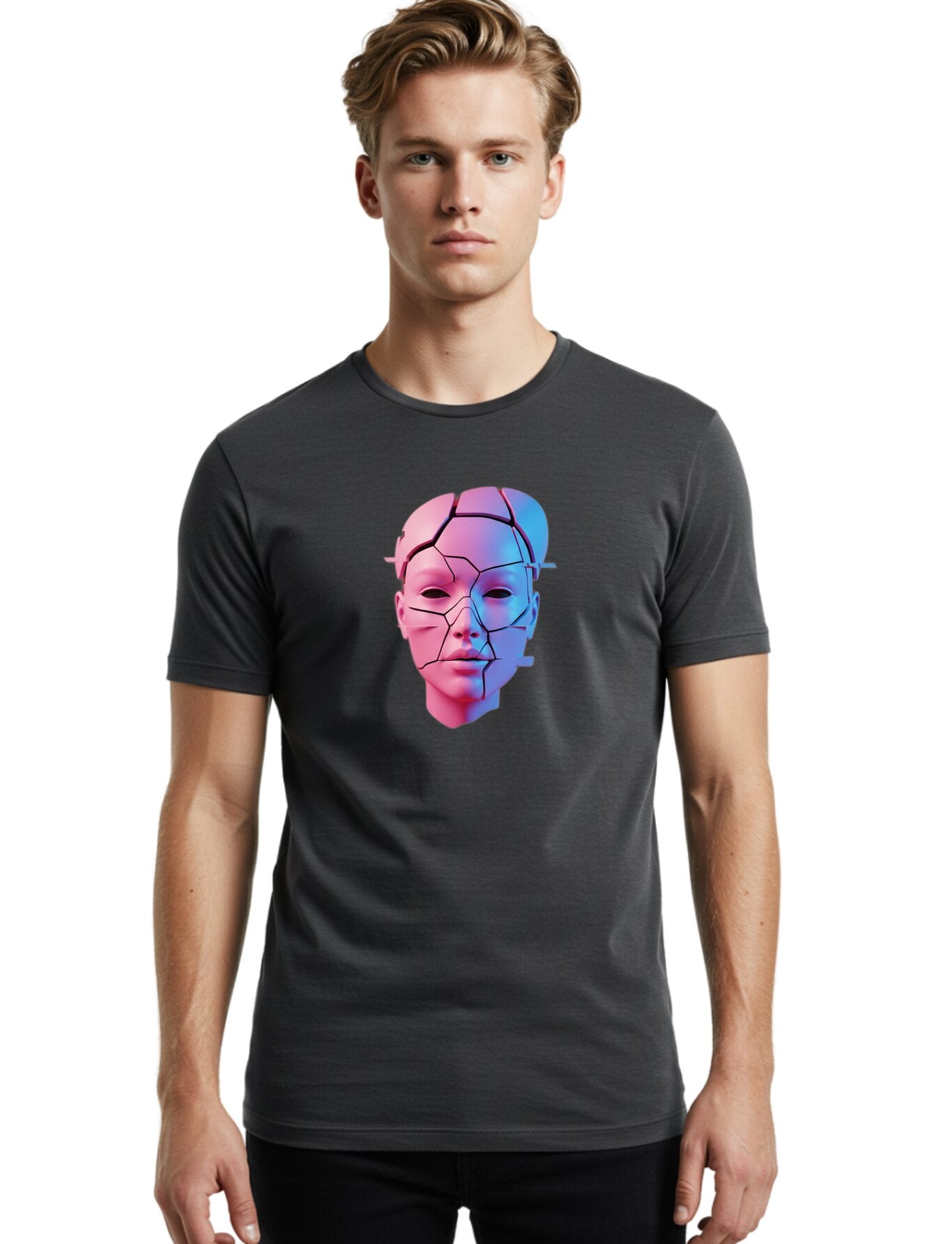 Robot-Head Men'S Graphic Tee, 100% Cotton, Comfortable Casual Summer Wear, Machine Washable, Vintage Camera, Old Camera, Antique Camera, Black Camera, Classic Photography, Photography Equipment, Nostalgic Device, Film Camera, Camera Art Bar379 18