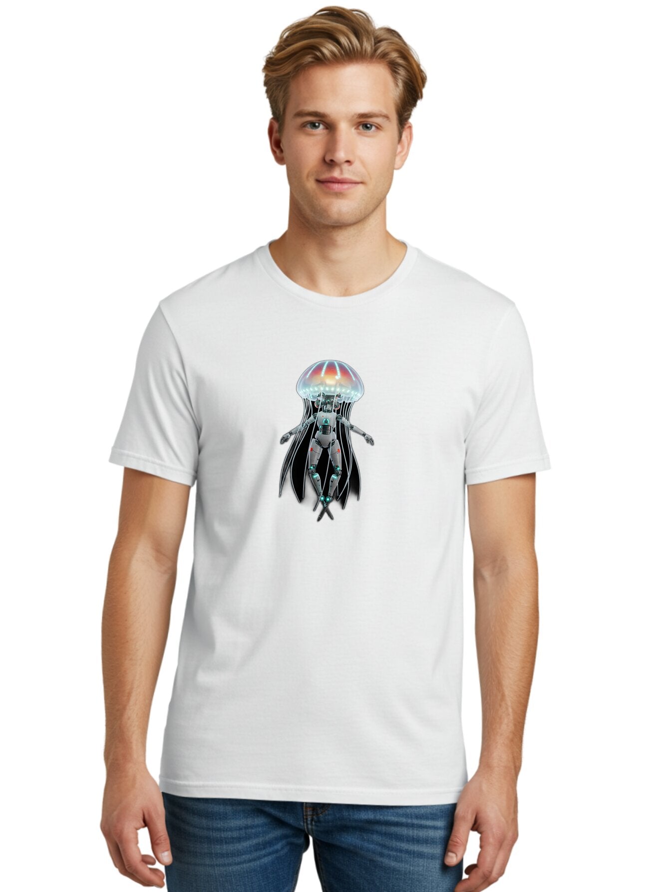 Robot-Jellyfish Men'S Graphic Tee, 100% Cotton, Comfortable Casual Summer Wear, Machine Washable, Vintage Camera, Old Camera, Antique Camera, Black Camera, Classic Photography, Photography Equipment, Nostalgic Device, Film Camera, Camera Art Bar380 20