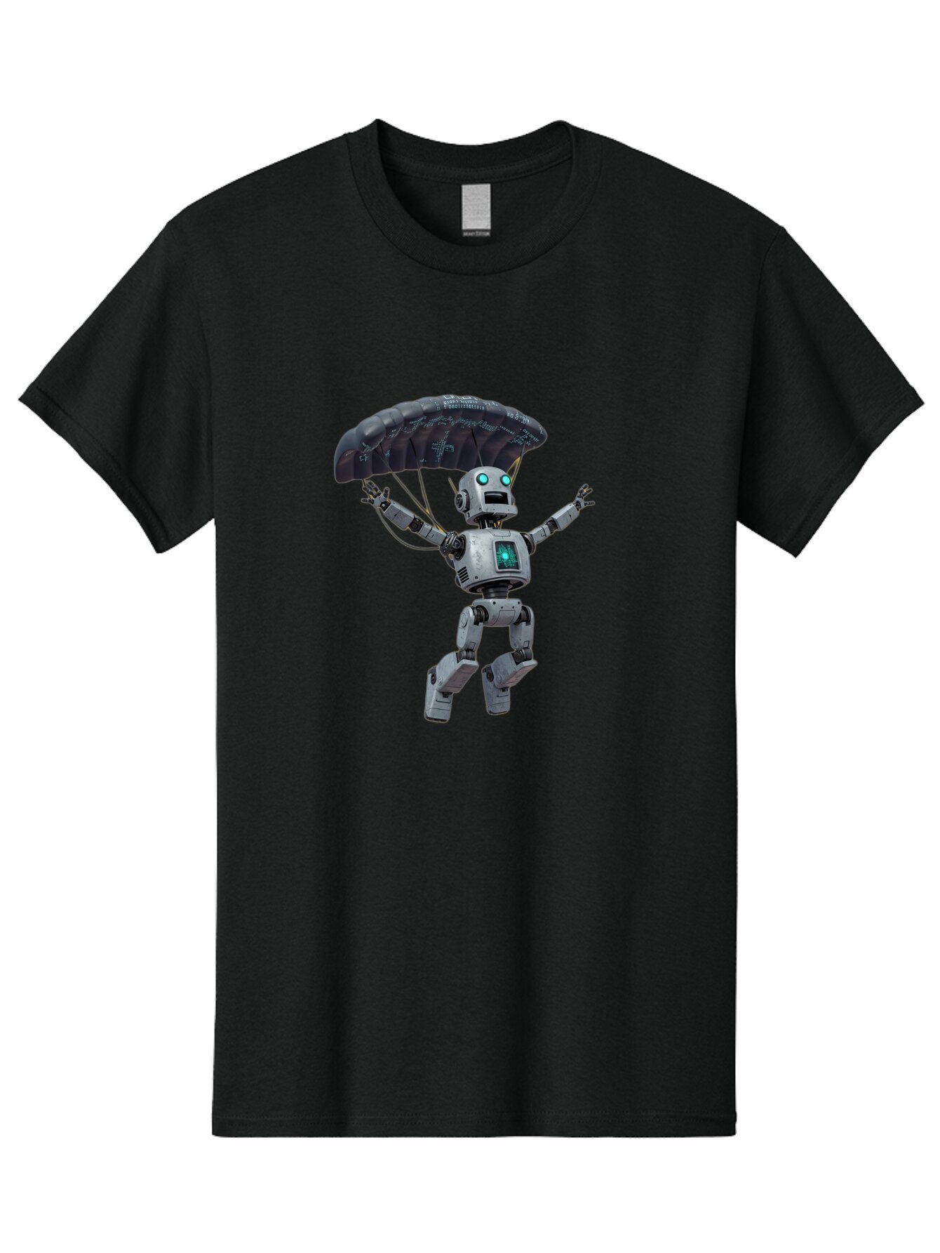 Robot-With-Parachute Men'S Graphic Tee, 100% Cotton, Comfortable Casual Summer Wear, Machine Washable, Vintage Camera, Old Camera, Antique Camera, Black Camera, Classic Photography, Photography Equipment, Nostalgic Device, Film Camera, Bar381 10