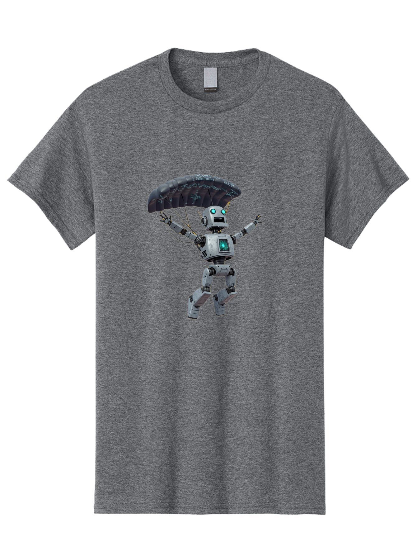 Robot-With-Parachute Men'S Graphic Tee, 100% Cotton, Comfortable Casual Summer Wear, Machine Washable, Vintage Camera, Old Camera, Antique Camera, Black Camera, Classic Photography, Photography Equipment, Nostalgic Device, Film Camera, Bar381 2