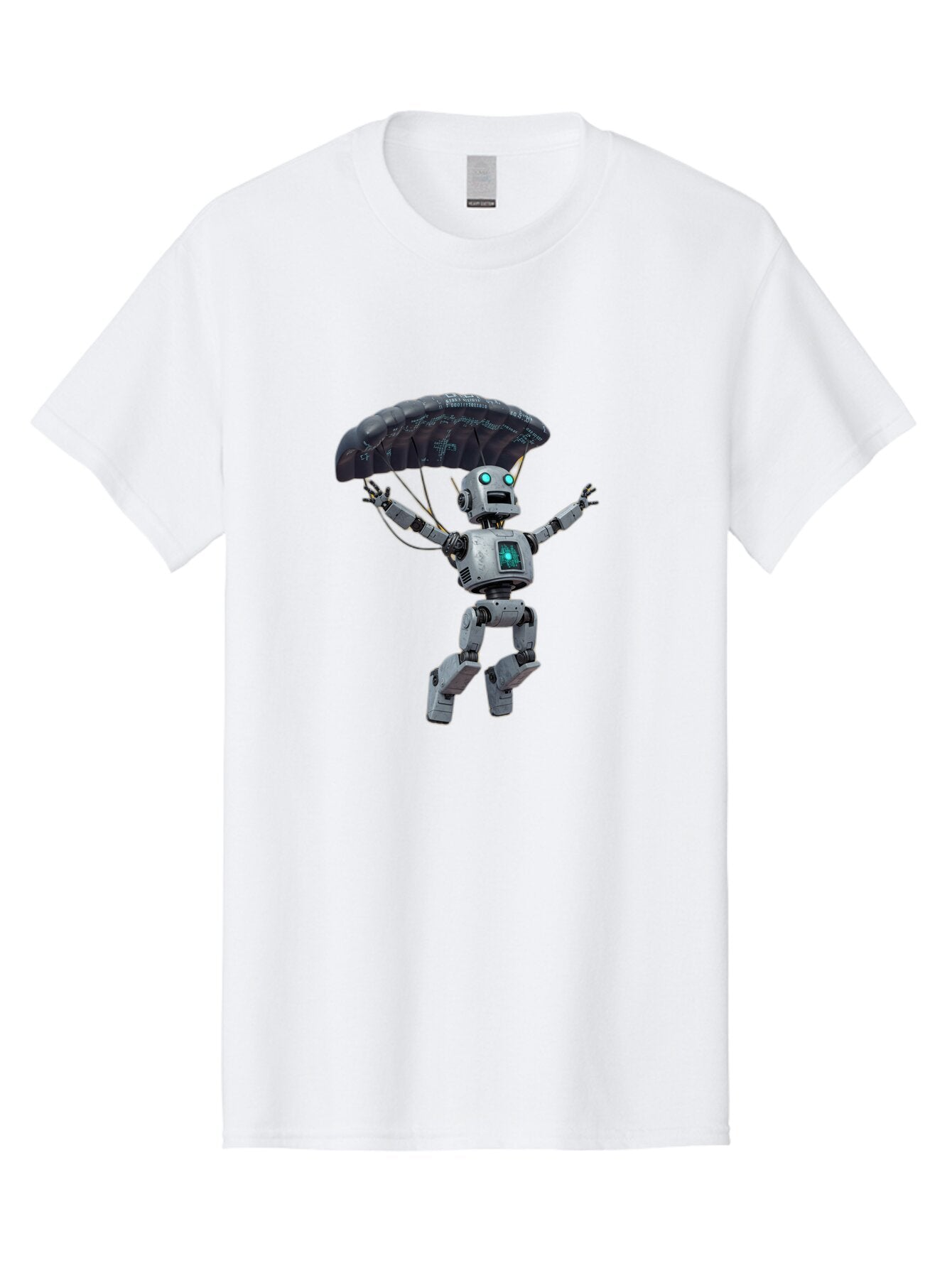 Robot-With-Parachute Men'S Graphic Tee, 100% Cotton, Comfortable Casual Summer Wear, Machine Washable, Vintage Camera, Old Camera, Antique Camera, Black Camera, Classic Photography, Photography Equipment, Nostalgic Device, Film Camera, Bar381 7