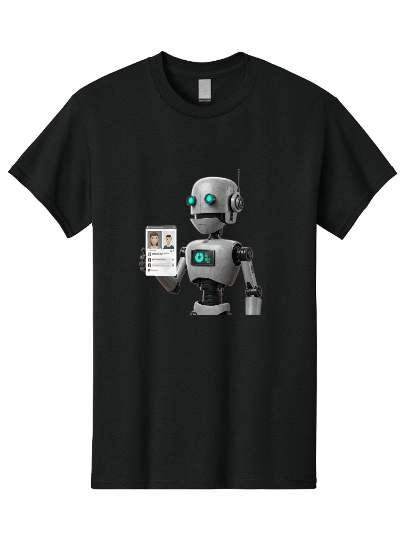 Robot-With-Social-Media-Profile Men'S Graphic Tee, 100% Cotton, Comfortable Casual Summer Wear, Machine Washable, Vintage Camera, Old Camera, Antique Camera, Black Camera, Classic Photography, Photography Equipment, Nostalgic Device, Bar382 11