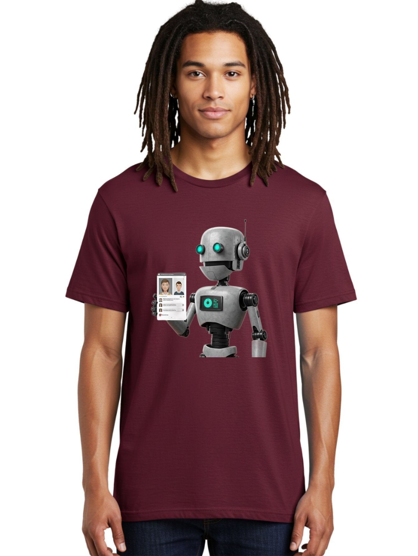 Robot-With-Social-Media-Profile Men'S Graphic Tee, 100% Cotton, Comfortable Casual Summer Wear, Machine Washable, Vintage Camera, Old Camera, Antique Camera, Black Camera, Classic Photography, Photography Equipment, Nostalgic Device, Bar382 30