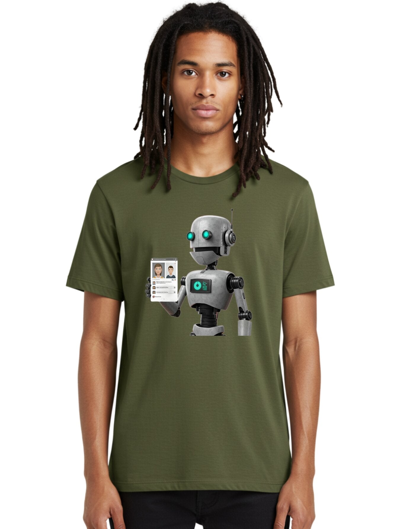 Robot-With-Social-Media-Profile Men'S Graphic Tee, 100% Cotton, Comfortable Casual Summer Wear, Machine Washable, Vintage Camera, Old Camera, Antique Camera, Black Camera, Classic Photography, Photography Equipment, Nostalgic Device, Bar382 18