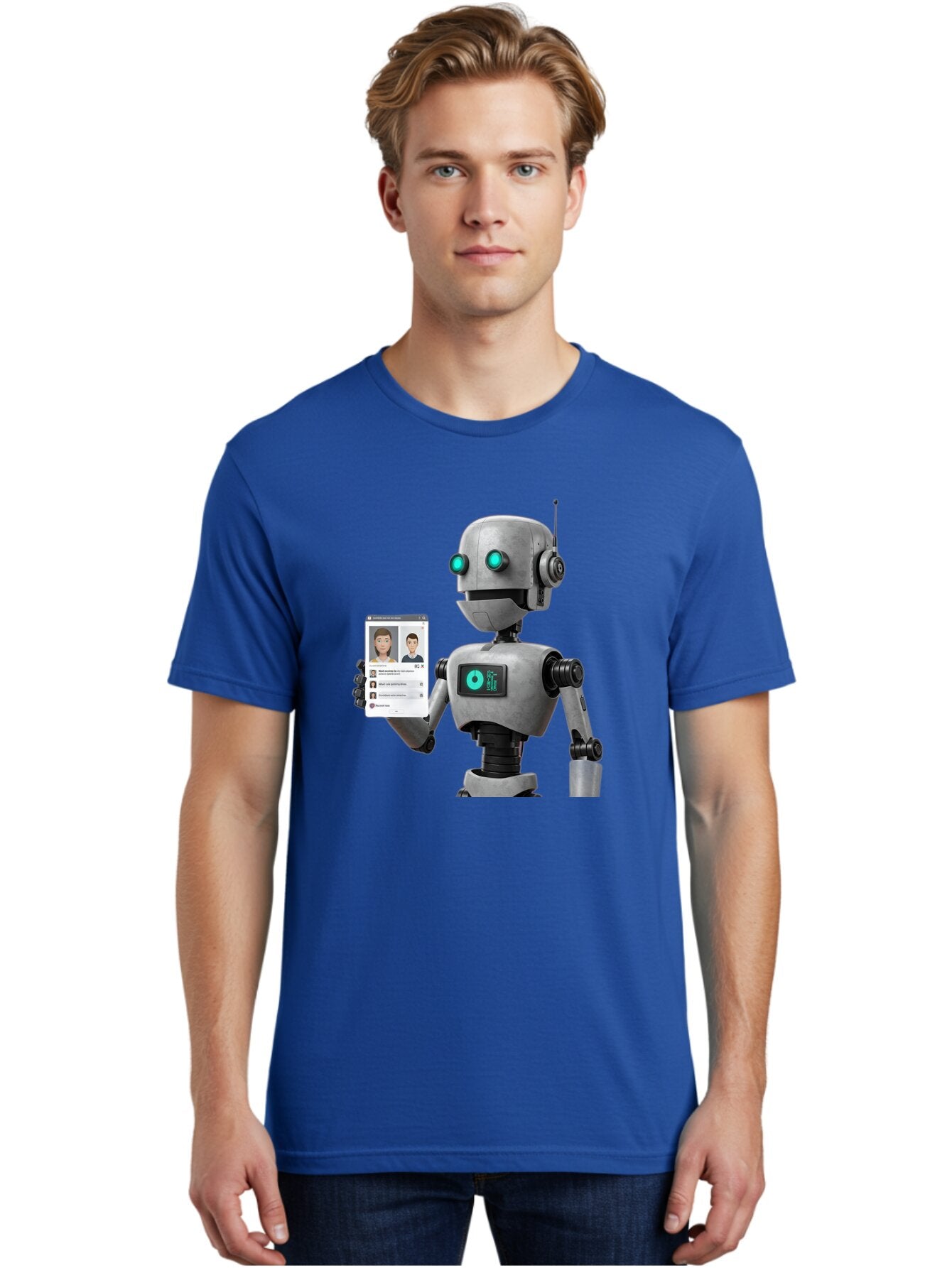 Robot-With-Social-Media-Profile Men'S Graphic Tee, 100% Cotton, Comfortable Casual Summer Wear, Machine Washable, Vintage Camera, Old Camera, Antique Camera, Black Camera, Classic Photography, Photography Equipment, Nostalgic Device, Bar382 28