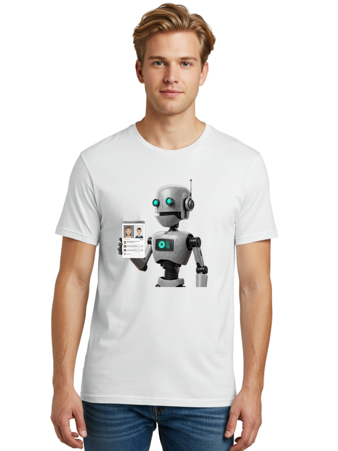 Robot-With-Social-Media-Profile Men'S Graphic Tee, 100% Cotton, Comfortable Casual Summer Wear, Machine Washable, Vintage Camera, Old Camera, Antique Camera, Black Camera, Classic Photography, Photography Equipment, Nostalgic Device, Bar382 22