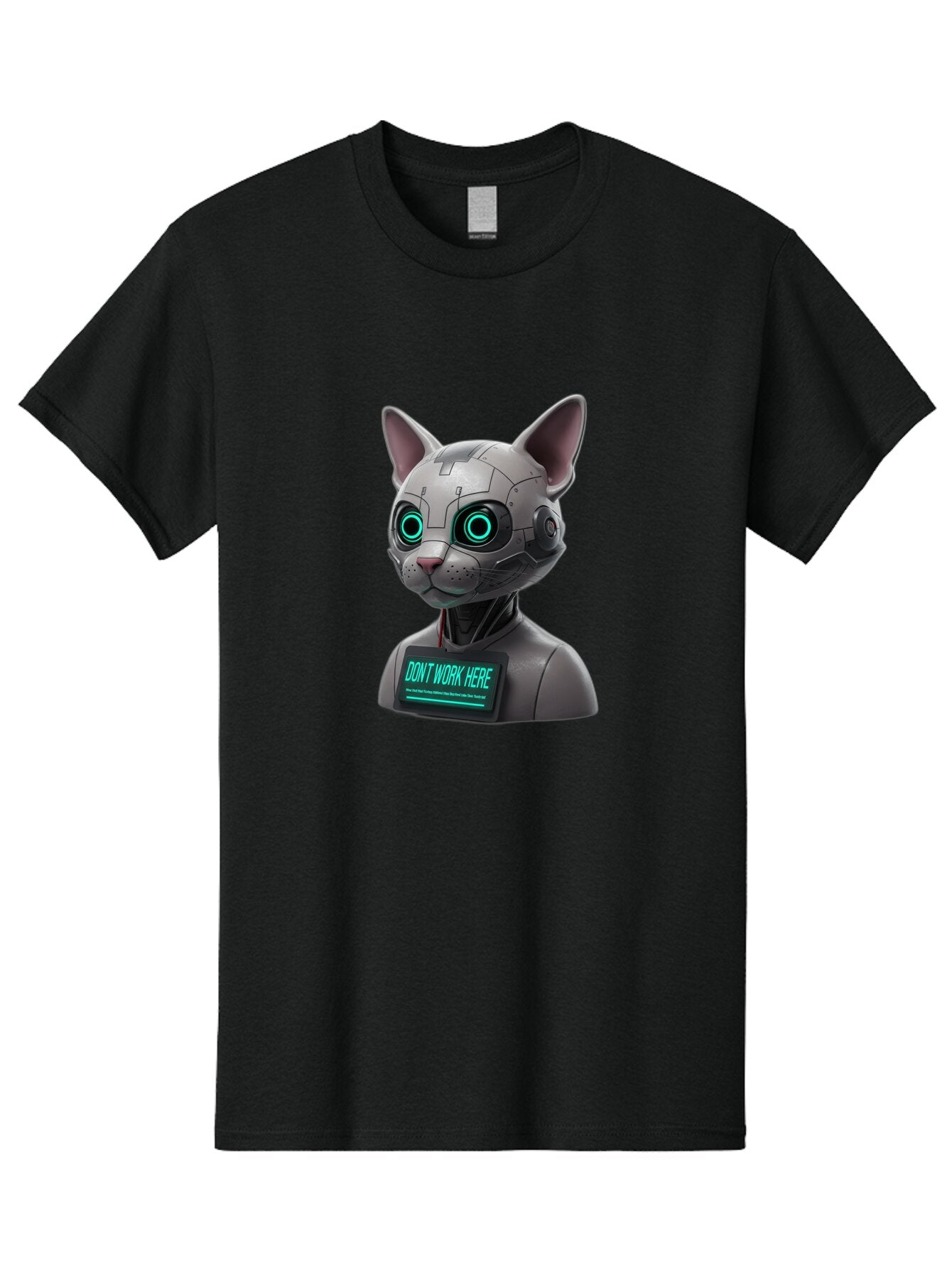 Robotic-Cat-Bust Men'S Graphic Tee, 100% Cotton, Comfortable Casual Summer Wear, Machine Washable, Vintage Camera, Old Camera, Antique Camera, Black Camera, Classic Photography, Photography Equipment, Nostalgic Device, Film Camera, Camera Art Bar384 5