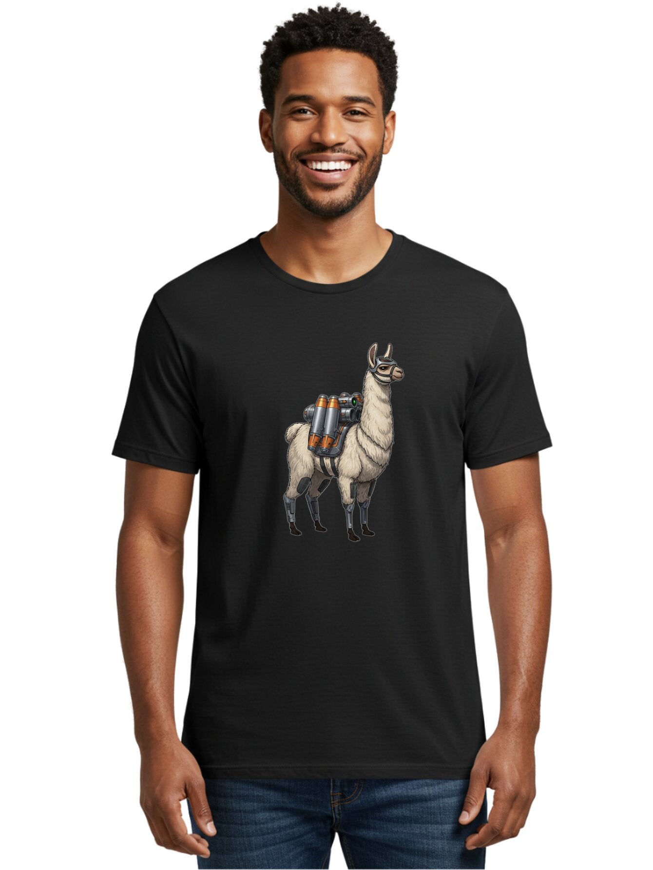 Rocket-Llama Men'S Graphic Tee, 100% Cotton, Comfortable Casual Summer Wear, Machine Washable, Vintage Camera, Old Camera, Antique Camera, Black Camera, Classic Photography, Photography Equipment, Nostalgic Device, Film Camera, Camera Art Bar385 23