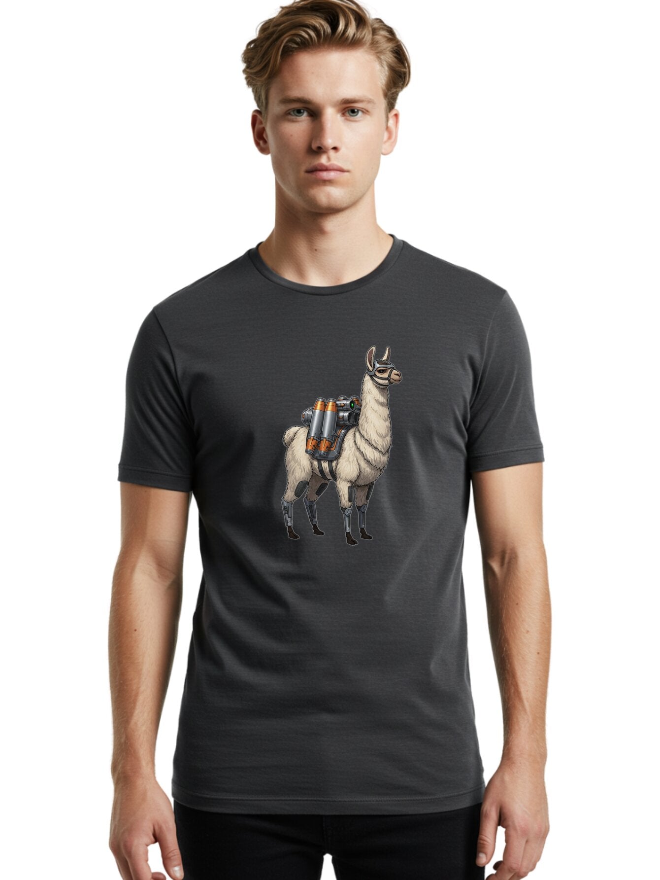 Rocket-Llama Men'S Graphic Tee, 100% Cotton, Comfortable Casual Summer Wear, Machine Washable, Vintage Camera, Old Camera, Antique Camera, Black Camera, Classic Photography, Photography Equipment, Nostalgic Device, Film Camera, Camera Art Bar385 28