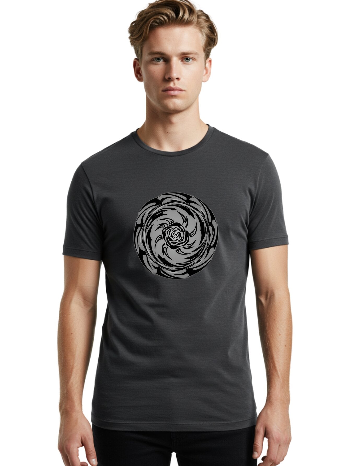 Rose-Logo Men'S Graphic Tee, 100% Cotton, Comfortable Casual Summer Wear, Machine Washable, Vintage Camera, Old Camera, Antique Camera, Black Camera, Classic Photography, Photography Equipment, Nostalgic Device, Film Camera, Camera Art Bar387 17