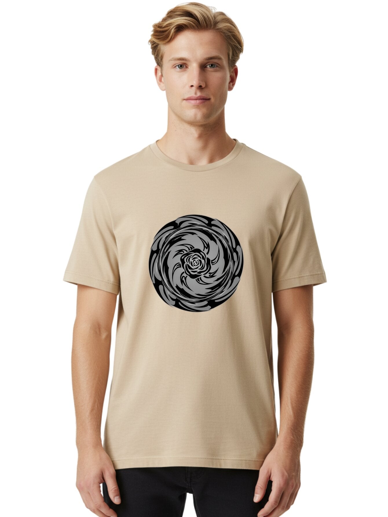 Rose-Logo Men'S Graphic Tee, 100% Cotton, Comfortable Casual Summer Wear, Machine Washable, Vintage Camera, Old Camera, Antique Camera, Black Camera, Classic Photography, Photography Equipment, Nostalgic Device, Film Camera, Camera Art Bar387 16