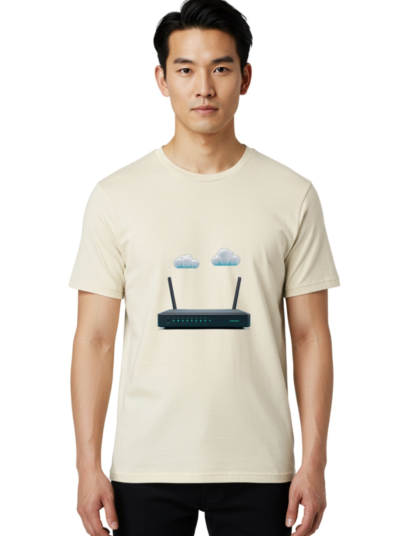 Router-And-Clouds Men'S Graphic Tee, 100% Cotton, Comfortable Casual Summer Wear, Machine Washable, Vintage Camera, Old Camera, Antique Camera, Black Camera, Classic Photography, Photography Equipment, Nostalgic Device, Film Camera, Camera Art Bar391 22