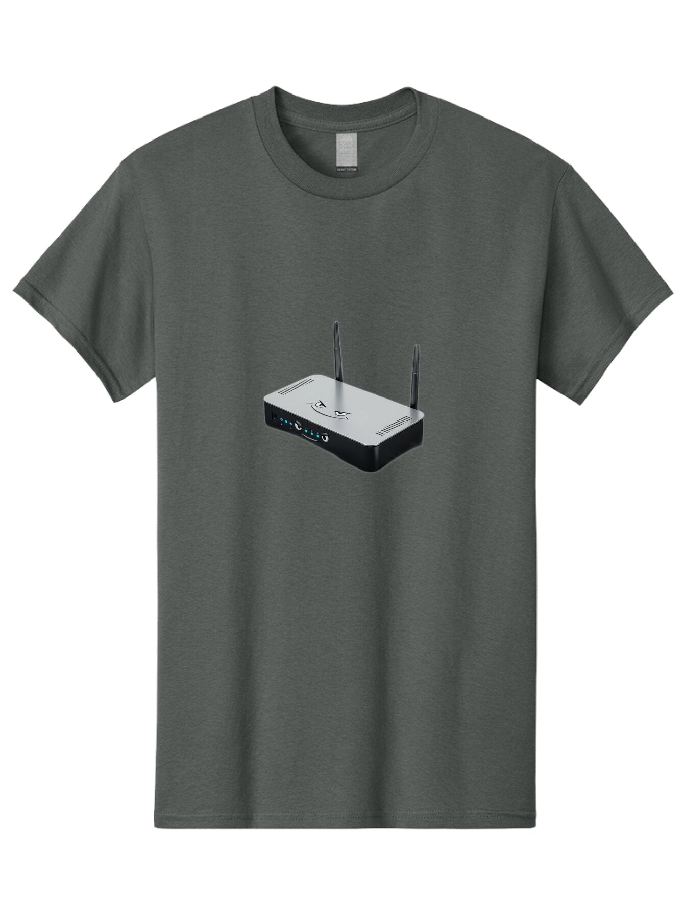 Router-With-Angry-Face Men'S Graphic Tee, 100% Cotton, Comfortable Casual Summer Wear, Machine Washable, Vintage Camera, Old Camera, Antique Camera, Black Camera, Classic Photography, Photography Equipment, Nostalgic Device, Film Camera, Bar392 9