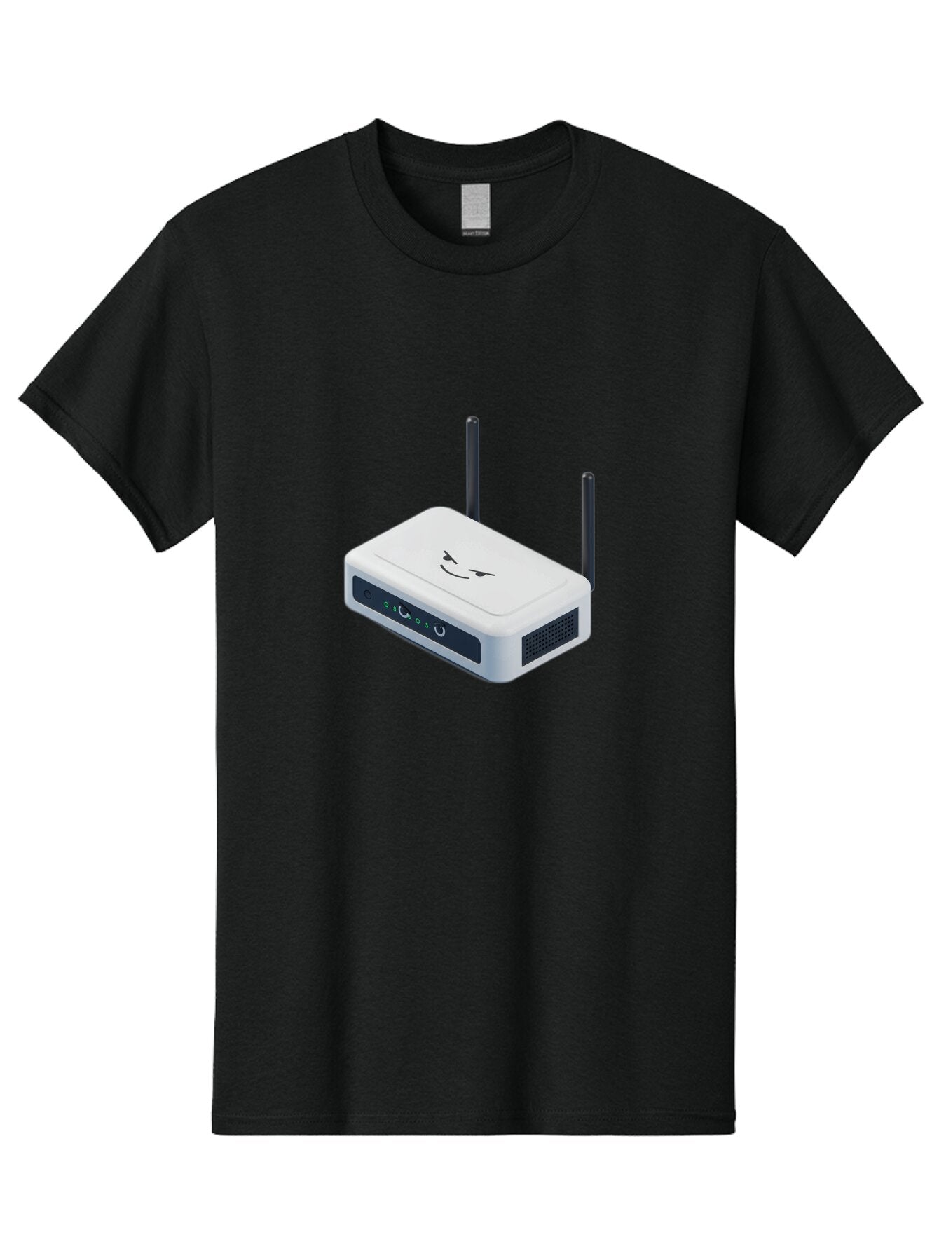 Router-With-Face Men'S Graphic Tee, 100% Cotton, Comfortable Casual Summer Wear, Machine Washable, Vintage Camera, Old Camera, Antique Camera, Black Camera, Classic Photography, Photography Equipment, Nostalgic Device, Film Camera, Camera Art Bar393 6