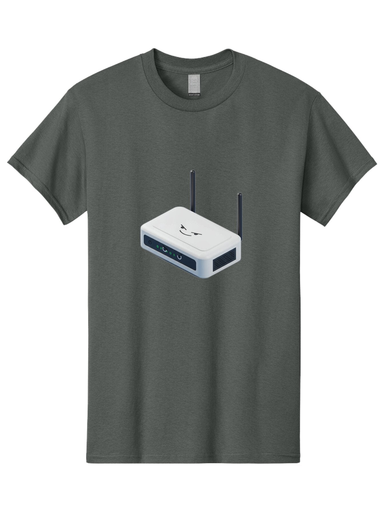 Router-With-Face Men'S Graphic Tee, 100% Cotton, Comfortable Casual Summer Wear, Machine Washable, Vintage Camera, Old Camera, Antique Camera, Black Camera, Classic Photography, Photography Equipment, Nostalgic Device, Film Camera, Camera Art Bar393 5