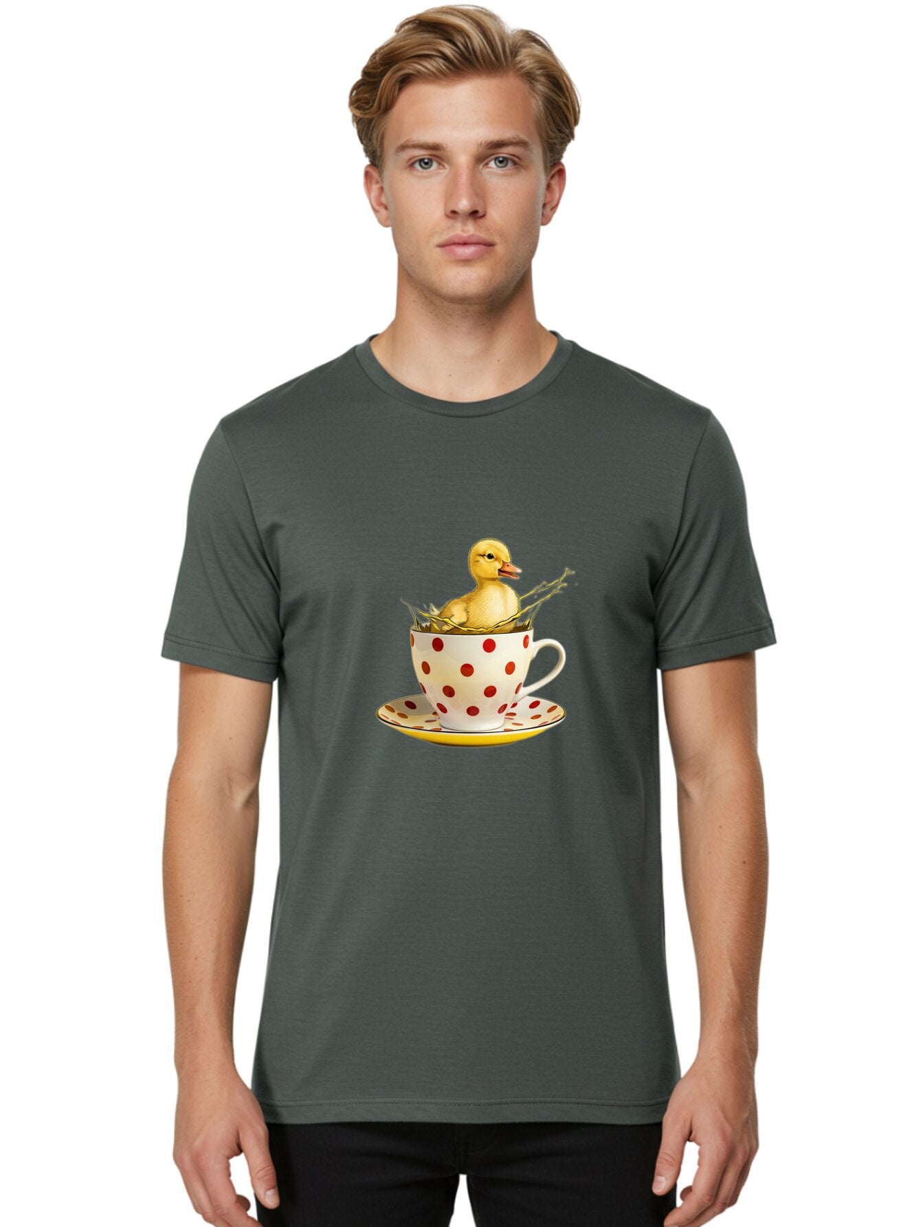 Rubber-Duck-2 Men'S Graphic Tee, 100% Cotton, Comfortable Casual Summer Wear, Machine Washable, Vintage Camera, Old Camera, Antique Camera, Black Camera, Classic Photography, Photography Equipment, Nostalgic Device, Film Camera, Camera Art Bar396 30