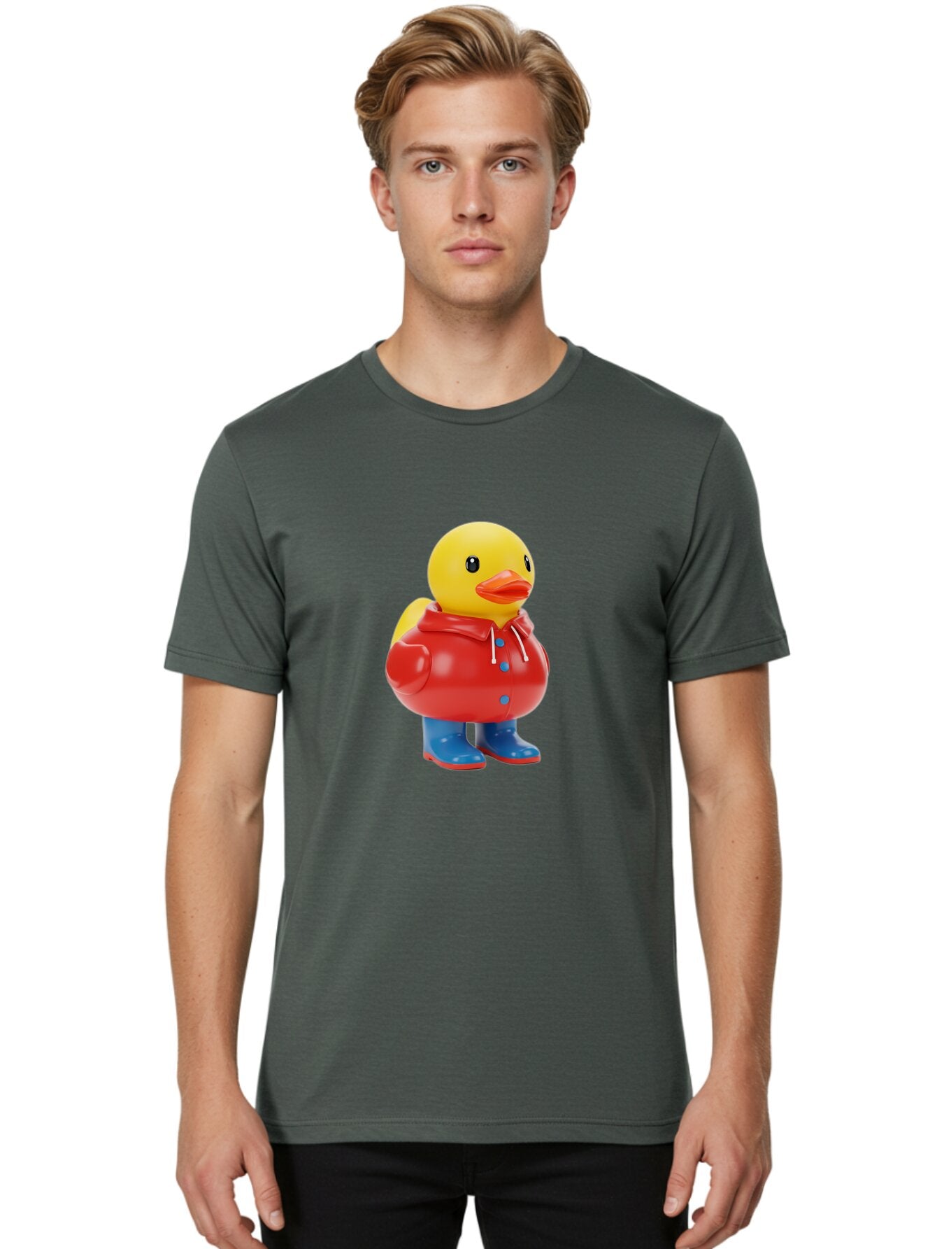Rubber-Duck-3 Men'S Graphic Tee, 100% Cotton, Comfortable Casual Summer Wear, Machine Washable, Vintage Camera, Old Camera, Antique Camera, Black Camera, Classic Photography, Photography Equipment, Nostalgic Device, Film Camera, Camera Art Bar397 26