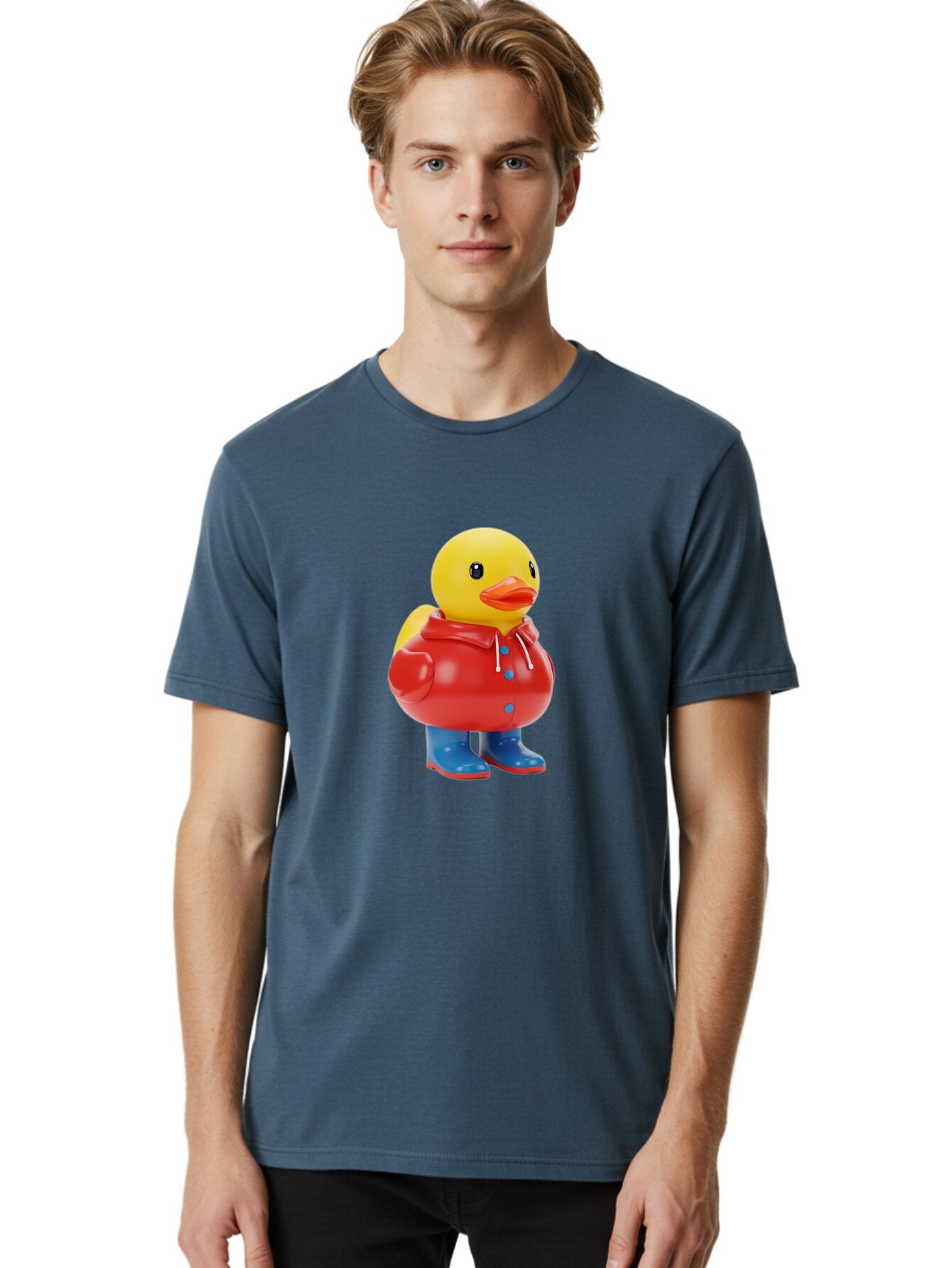 Rubber-Duck-3 Men'S Graphic Tee, 100% Cotton, Comfortable Casual Summer Wear, Machine Washable, Vintage Camera, Old Camera, Antique Camera, Black Camera, Classic Photography, Photography Equipment, Nostalgic Device, Film Camera, Camera Art Bar397 21