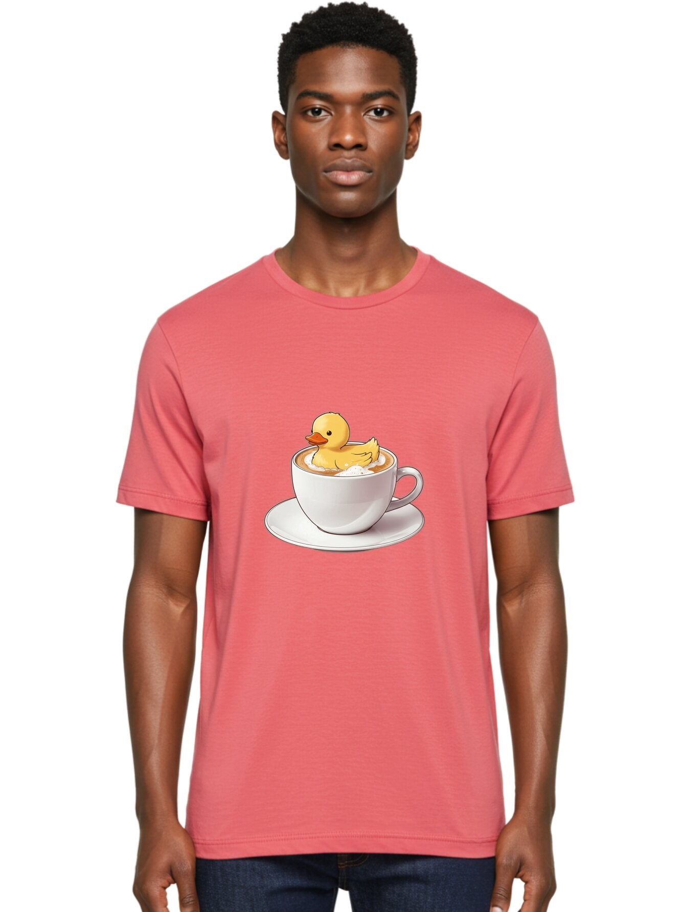 Rubber-Duck-Cappuccino Men'S Graphic Tee, 100% Cotton, Comfortable Casual Summer Wear, Machine Washable, Vintage Camera, Old Camera, Antique Camera, Black Camera, Classic Photography, Photography Equipment, Nostalgic Device, Film Camera, Bar398 28
