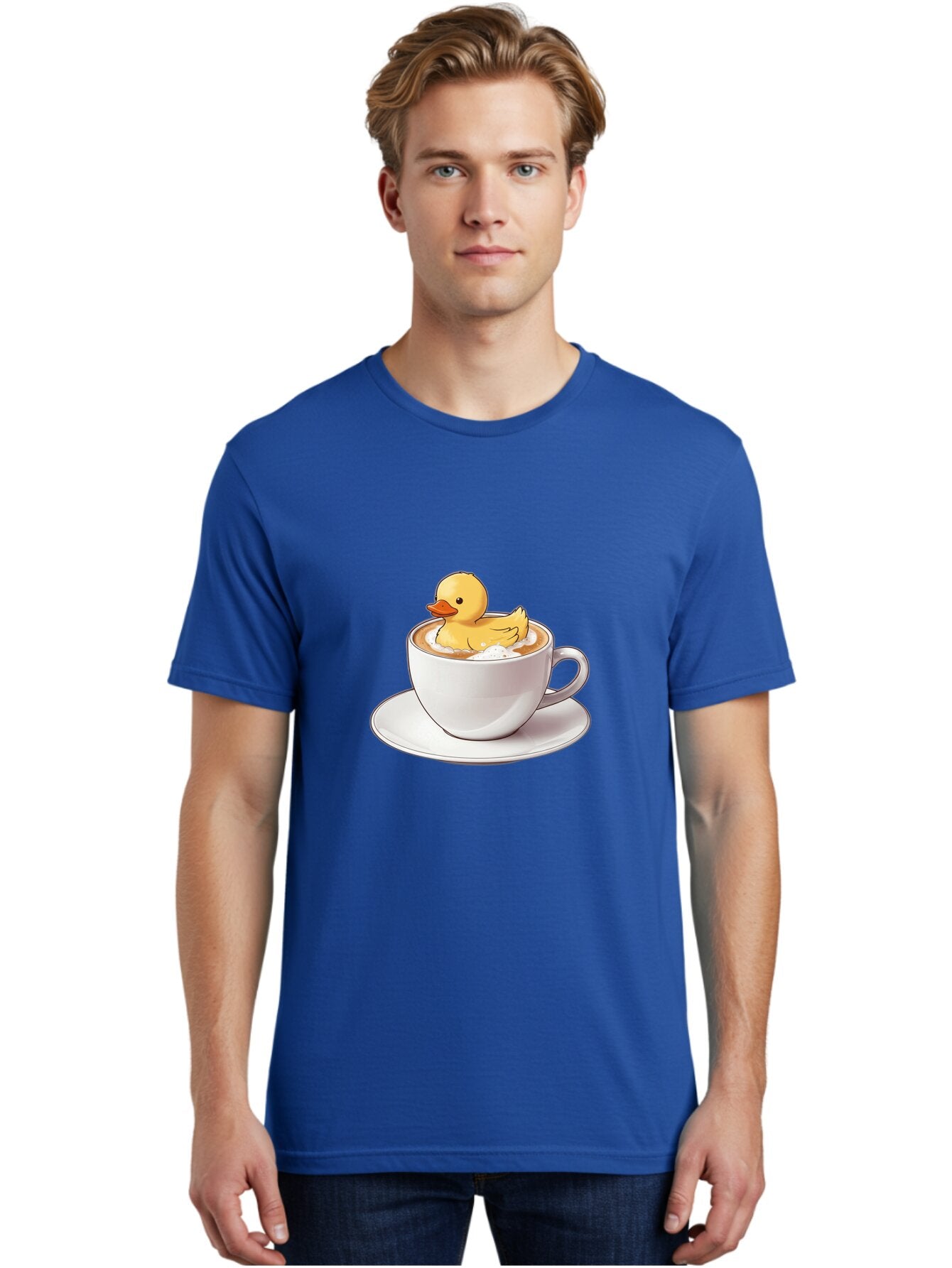 Rubber-Duck-Cappuccino Men'S Graphic Tee, 100% Cotton, Comfortable Casual Summer Wear, Machine Washable, Vintage Camera, Old Camera, Antique Camera, Black Camera, Classic Photography, Photography Equipment, Nostalgic Device, Film Camera, Bar398 29