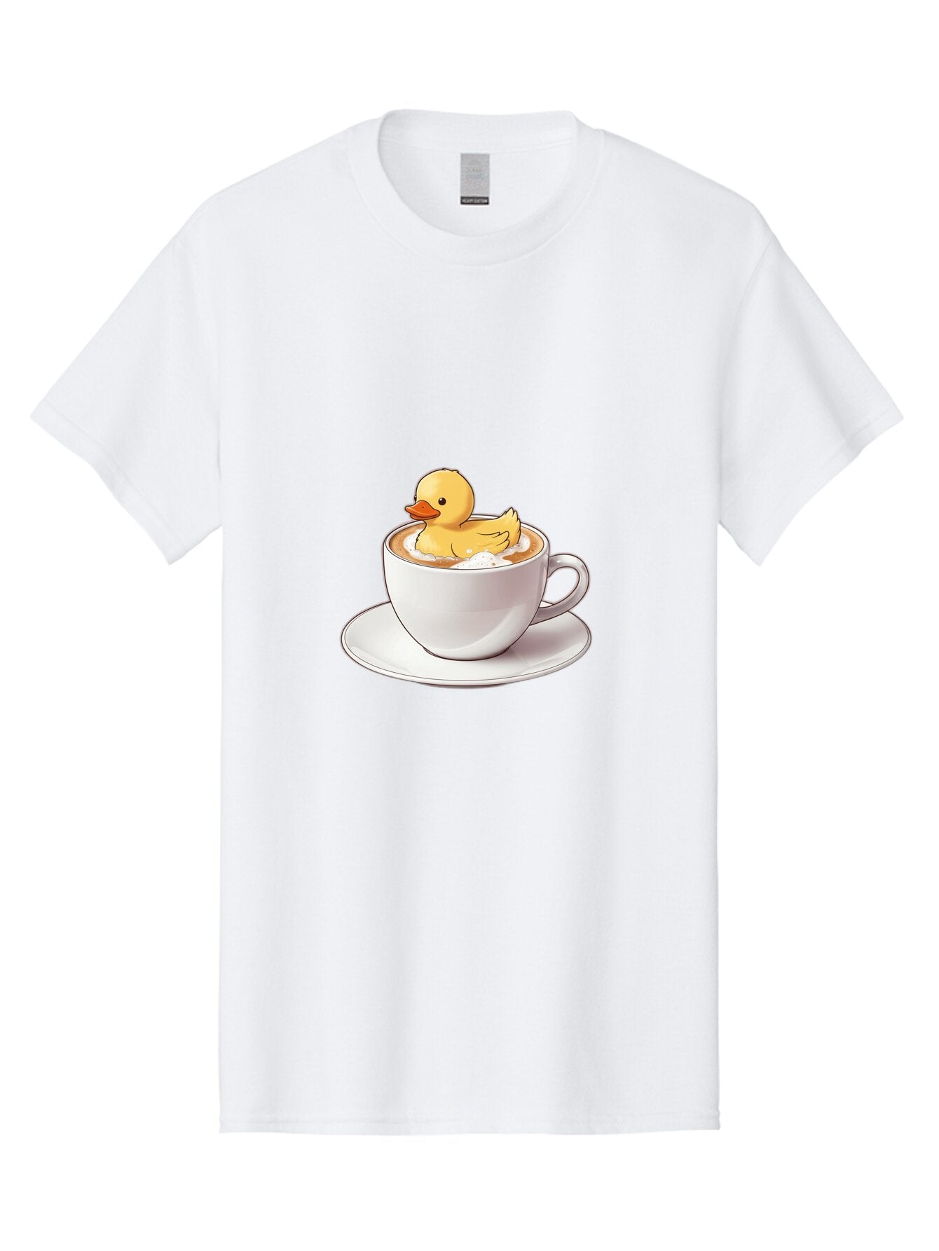 Rubber-Duck-Cappuccino Men'S Graphic Tee, 100% Cotton, Comfortable Casual Summer Wear, Machine Washable, Vintage Camera, Old Camera, Antique Camera, Black Camera, Classic Photography, Photography Equipment, Nostalgic Device, Film Camera, Bar398 8