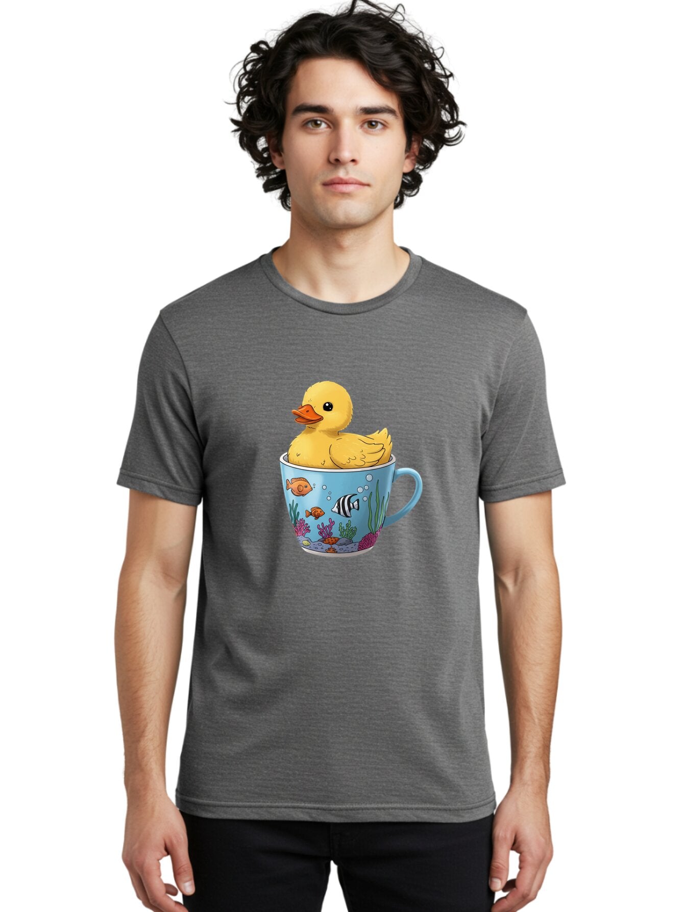 Rubber-Duck-In-Coffee-Cup Men'S Graphic Tee, 100% Cotton, Comfortable Casual Summer Wear, Machine Washable, Vintage Camera, Old Camera, Antique Camera, Black Camera, Classic Photography, Photography Equipment, Nostalgic Device, Film Camera, Bar399 18