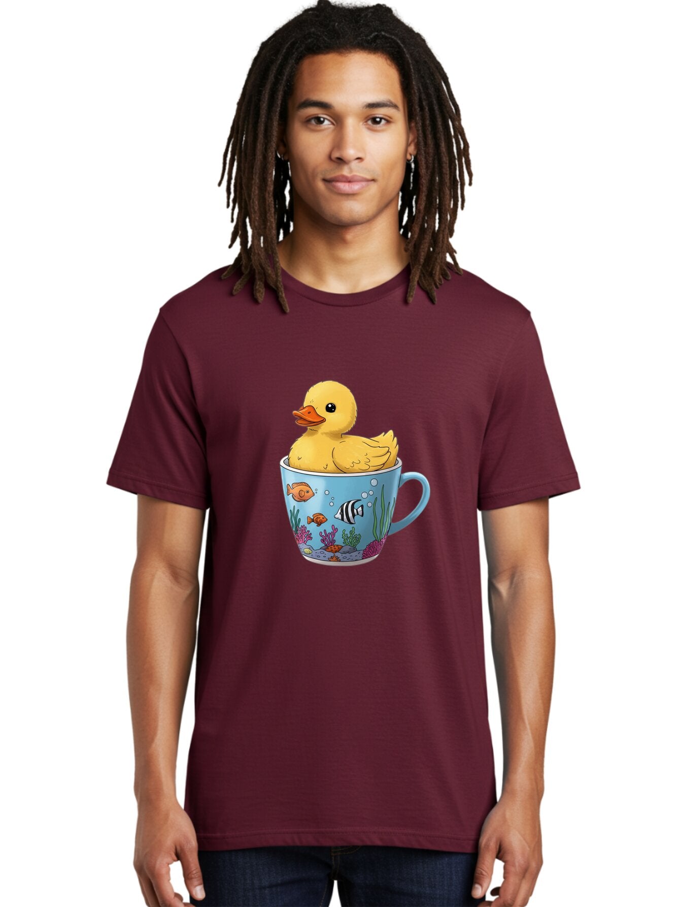 Rubber-Duck-In-Coffee-Cup Men'S Graphic Tee, 100% Cotton, Comfortable Casual Summer Wear, Machine Washable, Vintage Camera, Old Camera, Antique Camera, Black Camera, Classic Photography, Photography Equipment, Nostalgic Device, Film Camera, Bar399 28