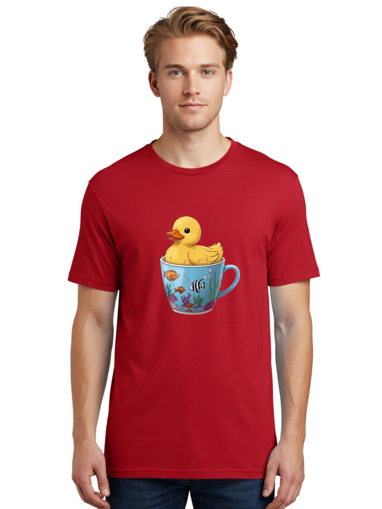 Rubber-Duck-In-Coffee-Cup Men'S Graphic Tee, 100% Cotton, Comfortable Casual Summer Wear, Machine Washable, Vintage Camera, Old Camera, Antique Camera, Black Camera, Classic Photography, Photography Equipment, Nostalgic Device, Film Camera, Bar399 20