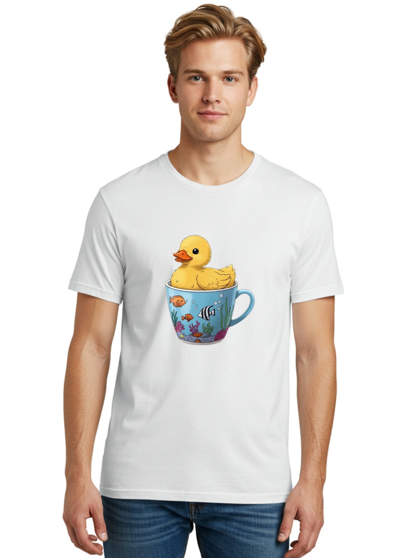 Rubber-Duck-In-Coffee-Cup Men'S Graphic Tee, 100% Cotton, Comfortable Casual Summer Wear, Machine Washable, Vintage Camera, Old Camera, Antique Camera, Black Camera, Classic Photography, Photography Equipment, Nostalgic Device, Film Camera, Bar399 19