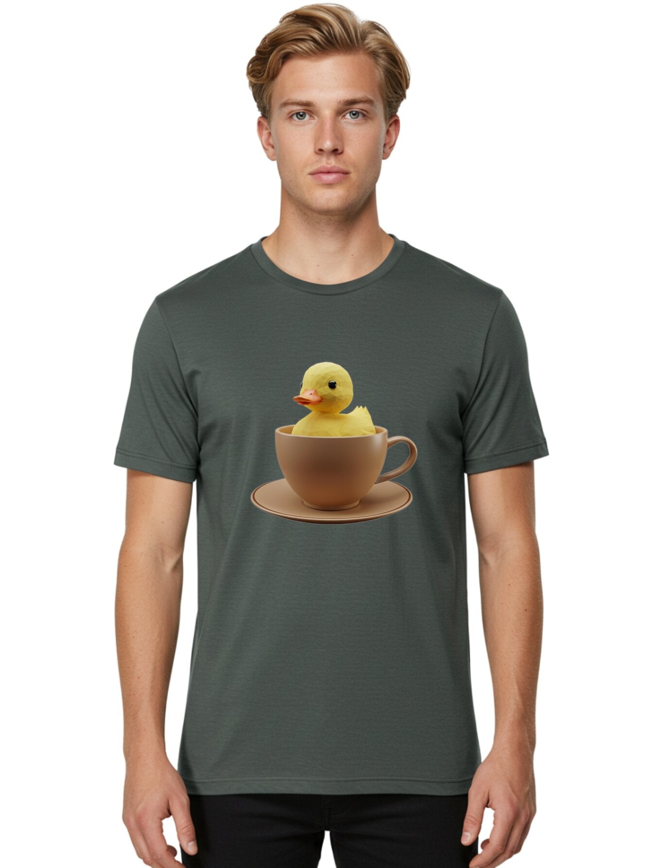 Rubber-Duck-In-Cup Men'S Graphic Tee, 100% Cotton, Comfortable Casual Summer Wear, Machine Washable, Vintage Camera, Old Camera, Antique Camera, Black Camera, Classic Photography, Photography Equipment, Nostalgic Device, Film Camera, Bar400 18