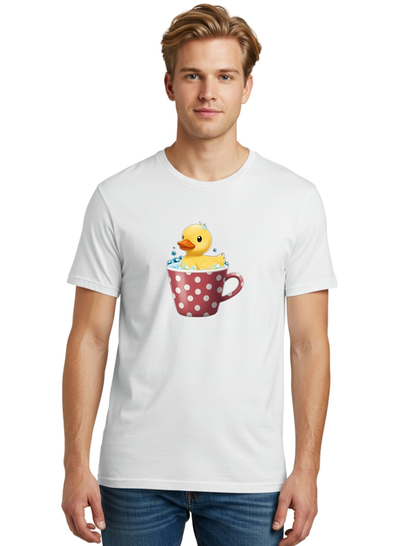 Rubber-Duck-In-Mug Men'S Graphic Tee, 100% Cotton, Comfortable Casual Summer Wear, Machine Washable, Vintage Camera, Old Camera, Antique Camera, Black Camera, Classic Photography, Photography Equipment, Nostalgic Device, Film Camera, Bar401 26