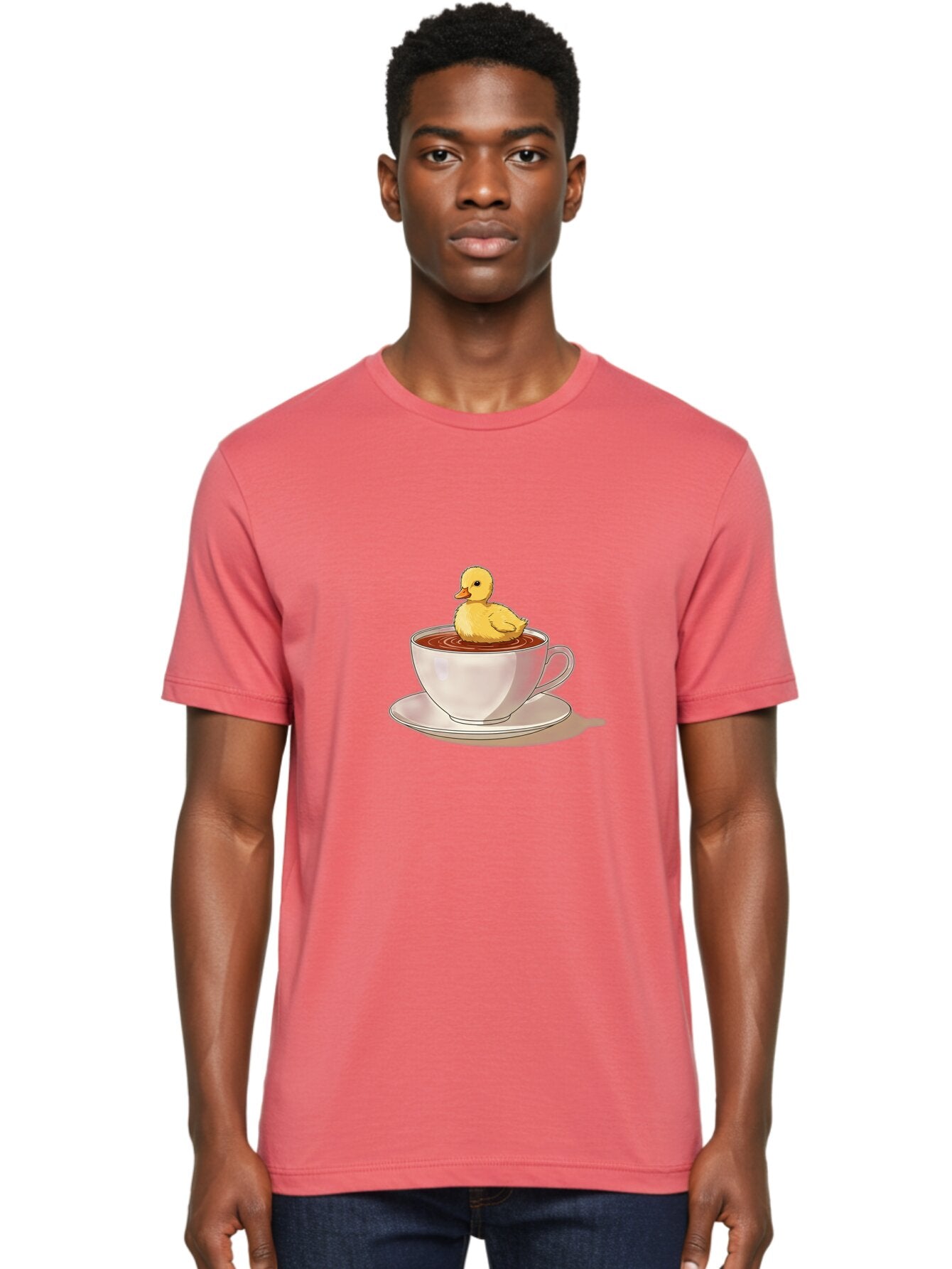 Rubber-Duck-In-Tea-Cup-1 Men'S Graphic Tee, 100% Cotton, Comfortable Casual Summer Wear, Machine Washable, Vintage Camera, Old Camera, Antique Camera, Black Camera, Classic Photography, Photography Equipment, Nostalgic Device, Film Camera, Bar402 26