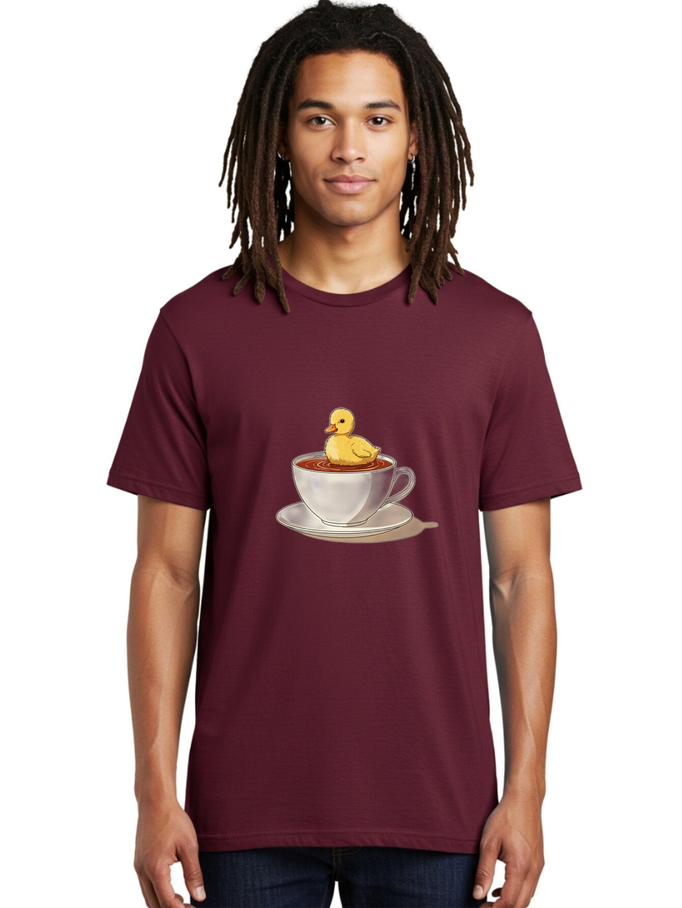 Rubber-Duck-In-Tea-Cup-1 Men'S Graphic Tee, 100% Cotton, Comfortable Casual Summer Wear, Machine Washable, Vintage Camera, Old Camera, Antique Camera, Black Camera, Classic Photography, Photography Equipment, Nostalgic Device, Film Camera, Bar402 29