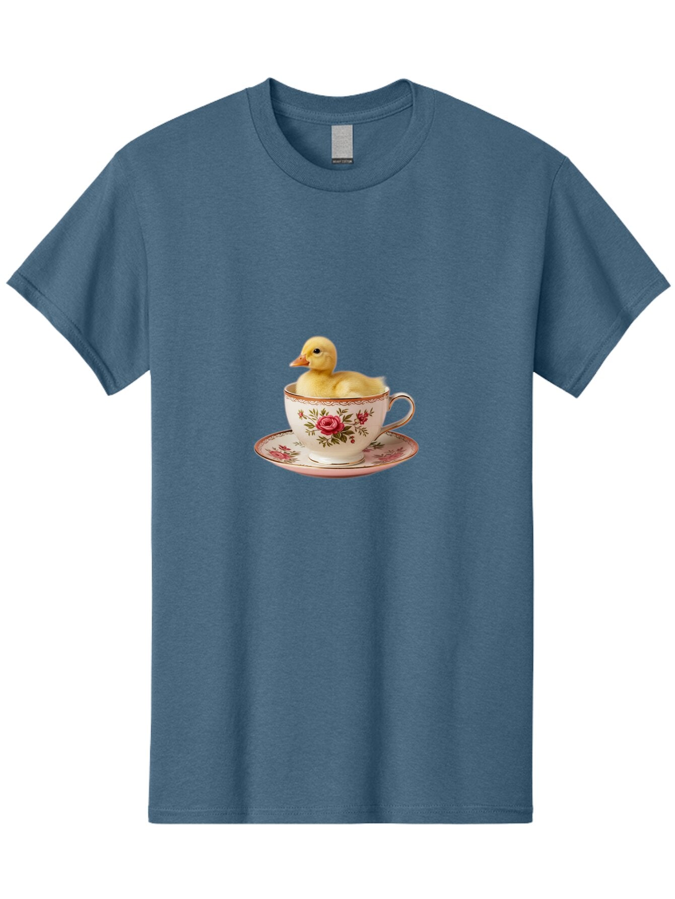 Rubber-Duck-In-Tea-Cup-2 Men'S Graphic Tee, 100% Cotton, Comfortable Casual Summer Wear, Machine Washable, Vintage Camera, Old Camera, Antique Camera, Black Camera, Classic Photography, Photography Equipment, Nostalgic Device, Film Camera, Bar403