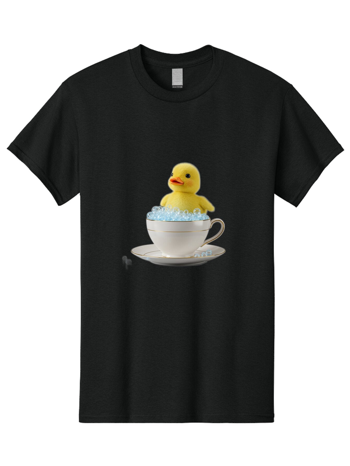 Rubber-Duck-In-Tea-Cup-3 Men'S Graphic Tee, 100% Cotton, Comfortable Casual Summer Wear, Machine Washable, Vintage Camera, Old Camera, Antique Camera, Black Camera, Classic Photography, Photography Equipment, Nostalgic Device, Film Camera, Bar404