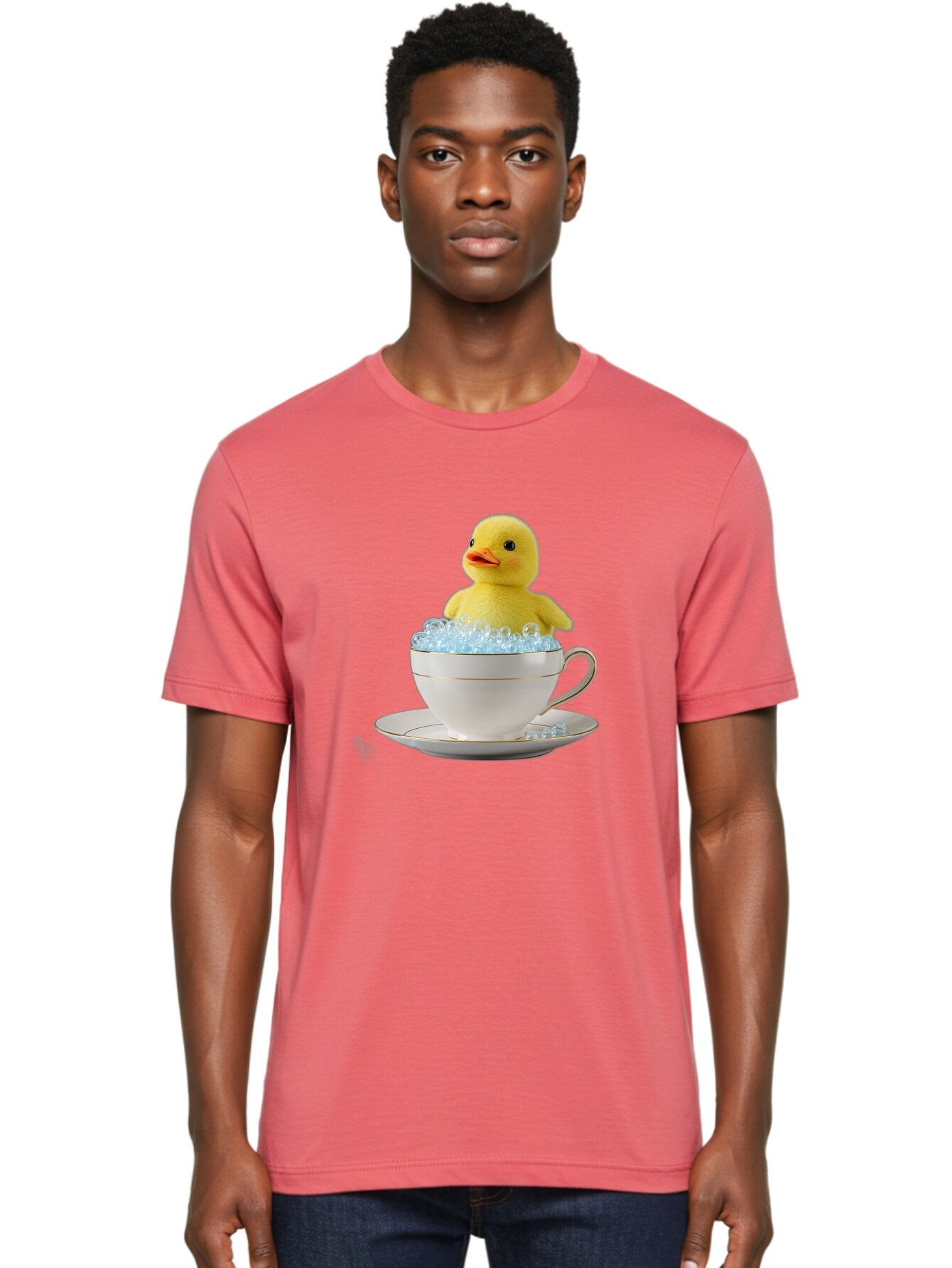 Rubber-Duck-In-Tea-Cup-3 Men'S Graphic Tee, 100% Cotton, Comfortable Casual Summer Wear, Machine Washable, Vintage Camera, Old Camera, Antique Camera, Black Camera, Classic Photography, Photography Equipment, Nostalgic Device, Film Camera, Bar404 19