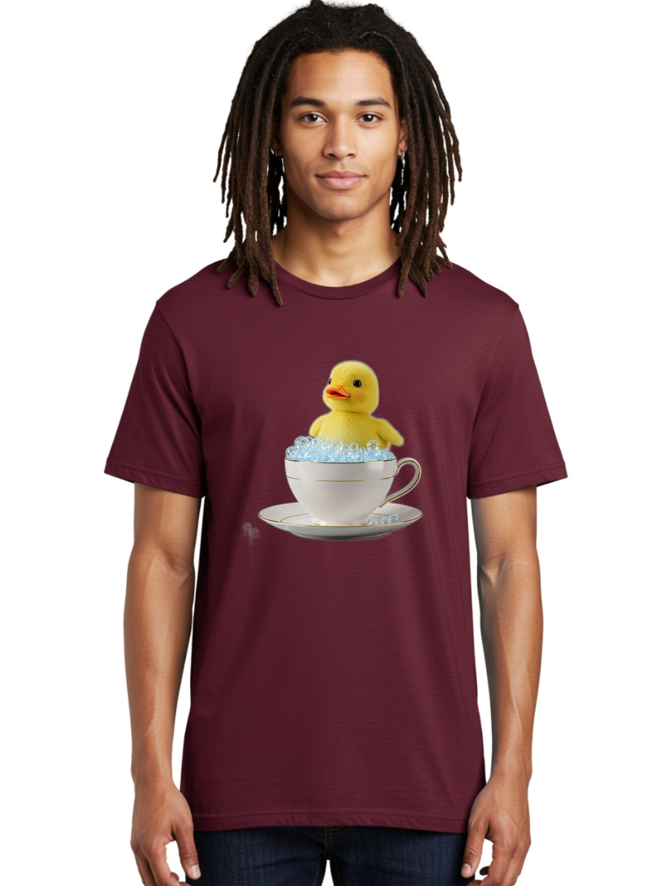 Rubber-Duck-In-Tea-Cup-3 Men'S Graphic Tee, 100% Cotton, Comfortable Casual Summer Wear, Machine Washable, Vintage Camera, Old Camera, Antique Camera, Black Camera, Classic Photography, Photography Equipment, Nostalgic Device, Film Camera, Bar404 18