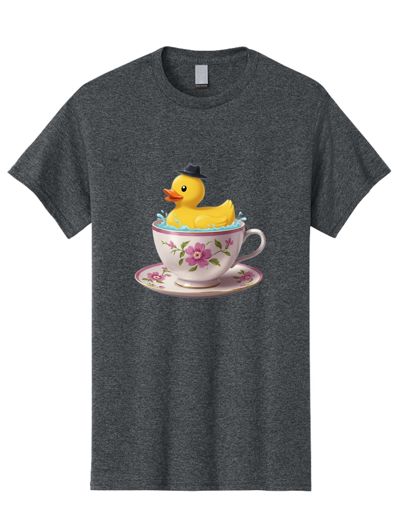 Rubber-Duck-In-Tea-Cup Men'S Graphic Tee, 100% Cotton, Comfortable Casual Summer Wear, Machine Washable, Vintage Camera, Old Camera, Antique Camera, Black Camera, Classic Photography, Photography Equipment, Nostalgic Device, Film Camera, Bar405 8