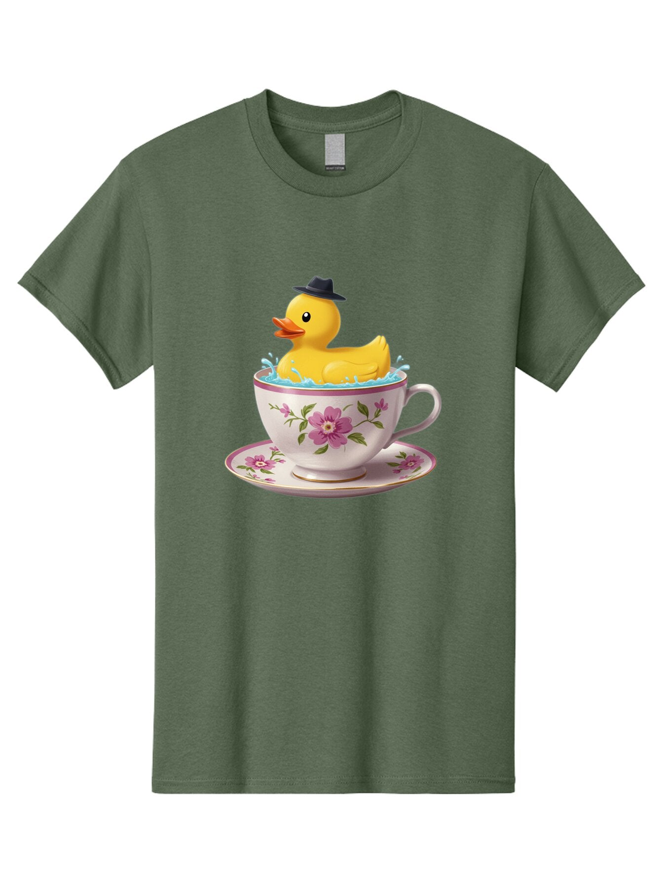 Rubber-Duck-In-Tea-Cup Men'S Graphic Tee, 100% Cotton, Comfortable Casual Summer Wear, Machine Washable, Vintage Camera, Old Camera, Antique Camera, Black Camera, Classic Photography, Photography Equipment, Nostalgic Device, Film Camera, Bar405 6