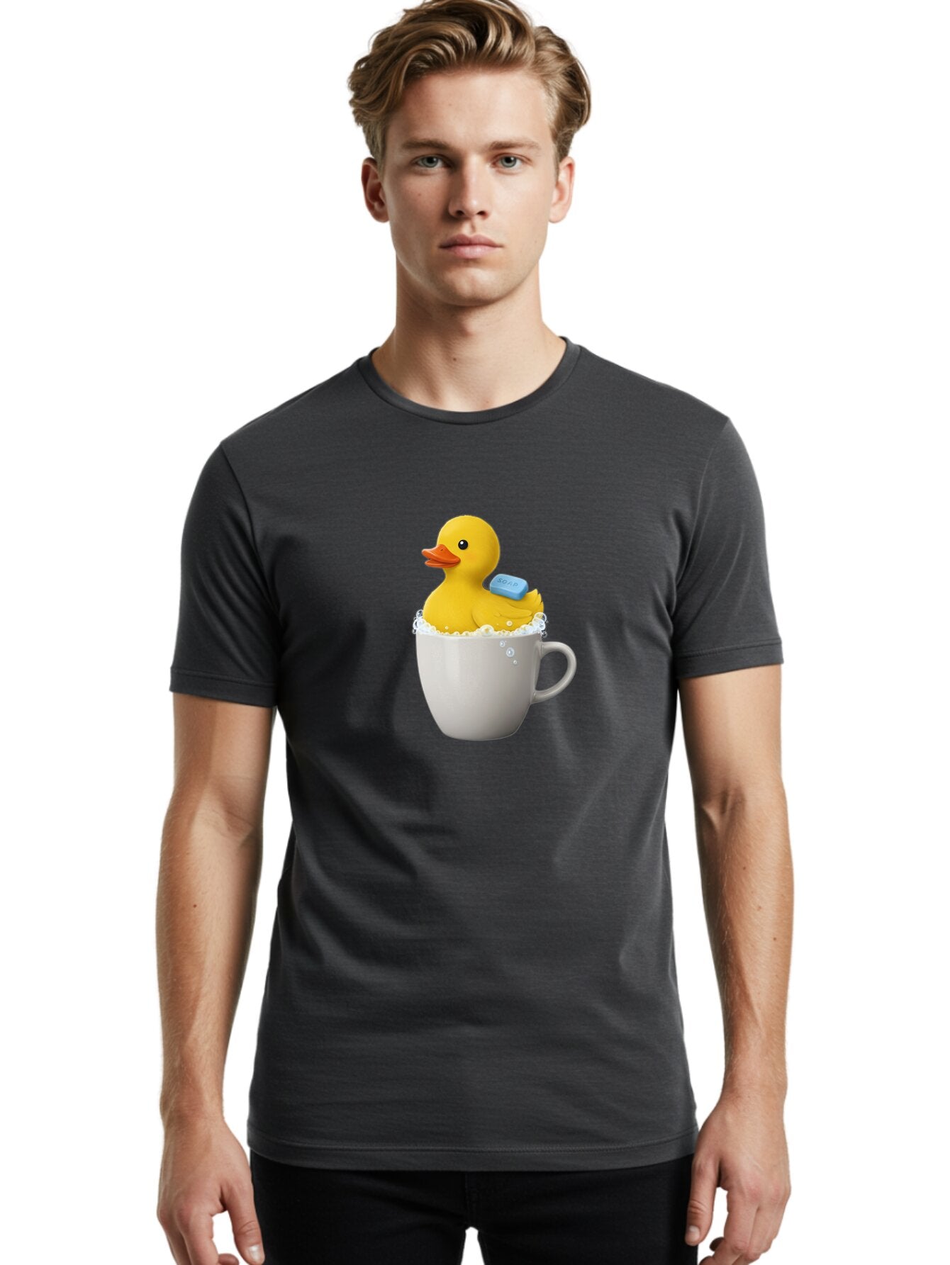 Rubber-Duck Men'S Graphic Tee, 100% Cotton, Comfortable Casual Summer Wear, Machine Washable, Vintage Camera, Old Camera, Antique Camera, Black Camera, Classic Photography, Photography Equipment, Nostalgic Device, Film Camera, Camera Art Bar409 23