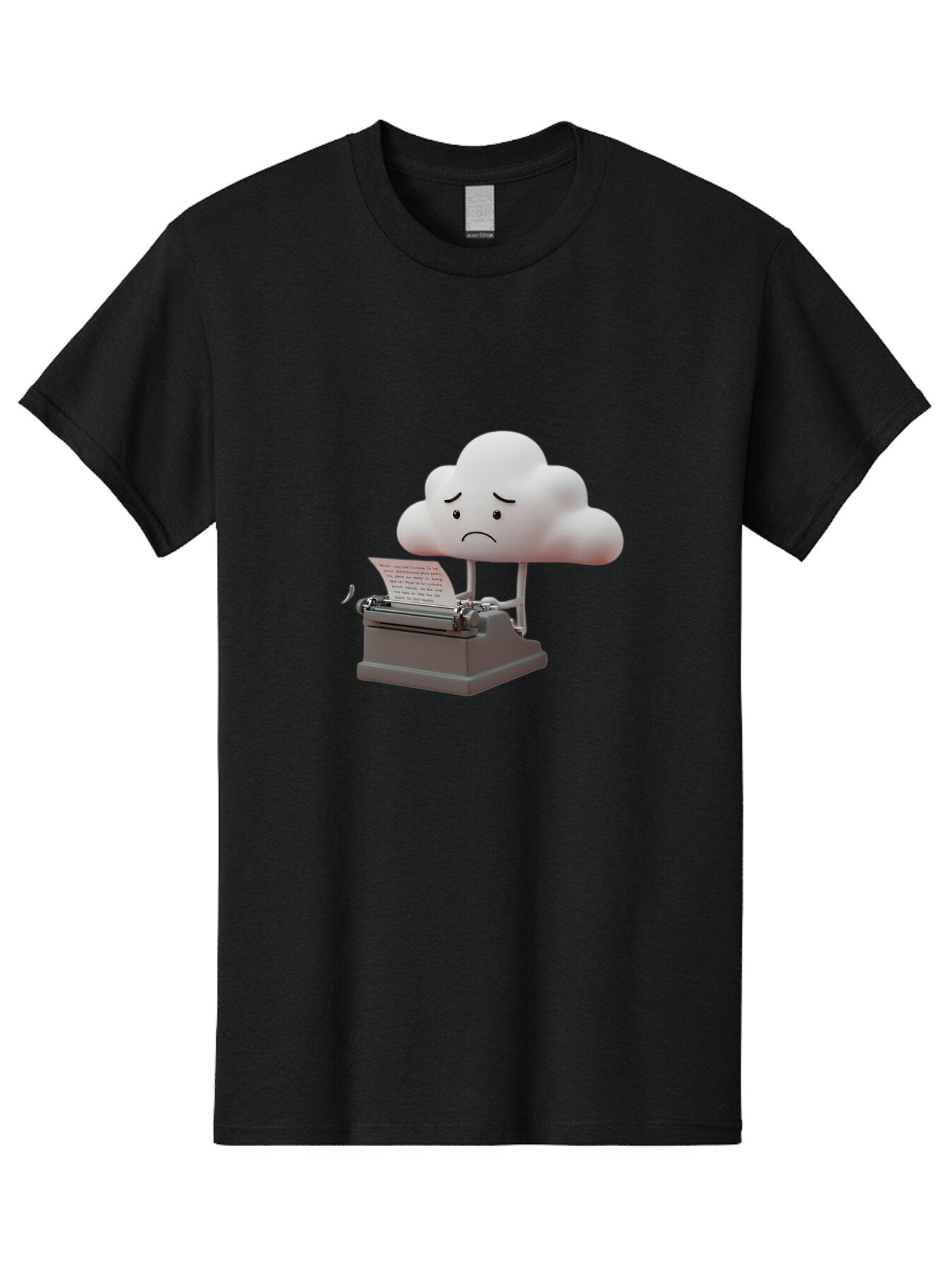 Sad-Cloud-Typing Men'S Graphic Tee, 100% Cotton, Comfortable Casual Summer Wear, Machine Washable, Vintage Camera, Old Camera, Antique Camera, Black Camera, Classic Photography, Photography Equipment, Nostalgic Device, Film Camera, Camera Art Bar414 8