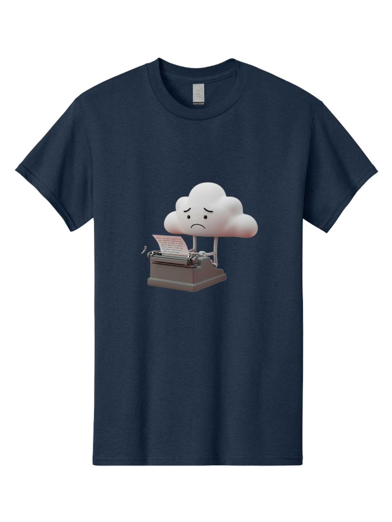 Sad-Cloud-Typing Men'S Graphic Tee, 100% Cotton, Comfortable Casual Summer Wear, Machine Washable, Vintage Camera, Old Camera, Antique Camera, Black Camera, Classic Photography, Photography Equipment, Nostalgic Device, Film Camera, Camera Art Bar414 15