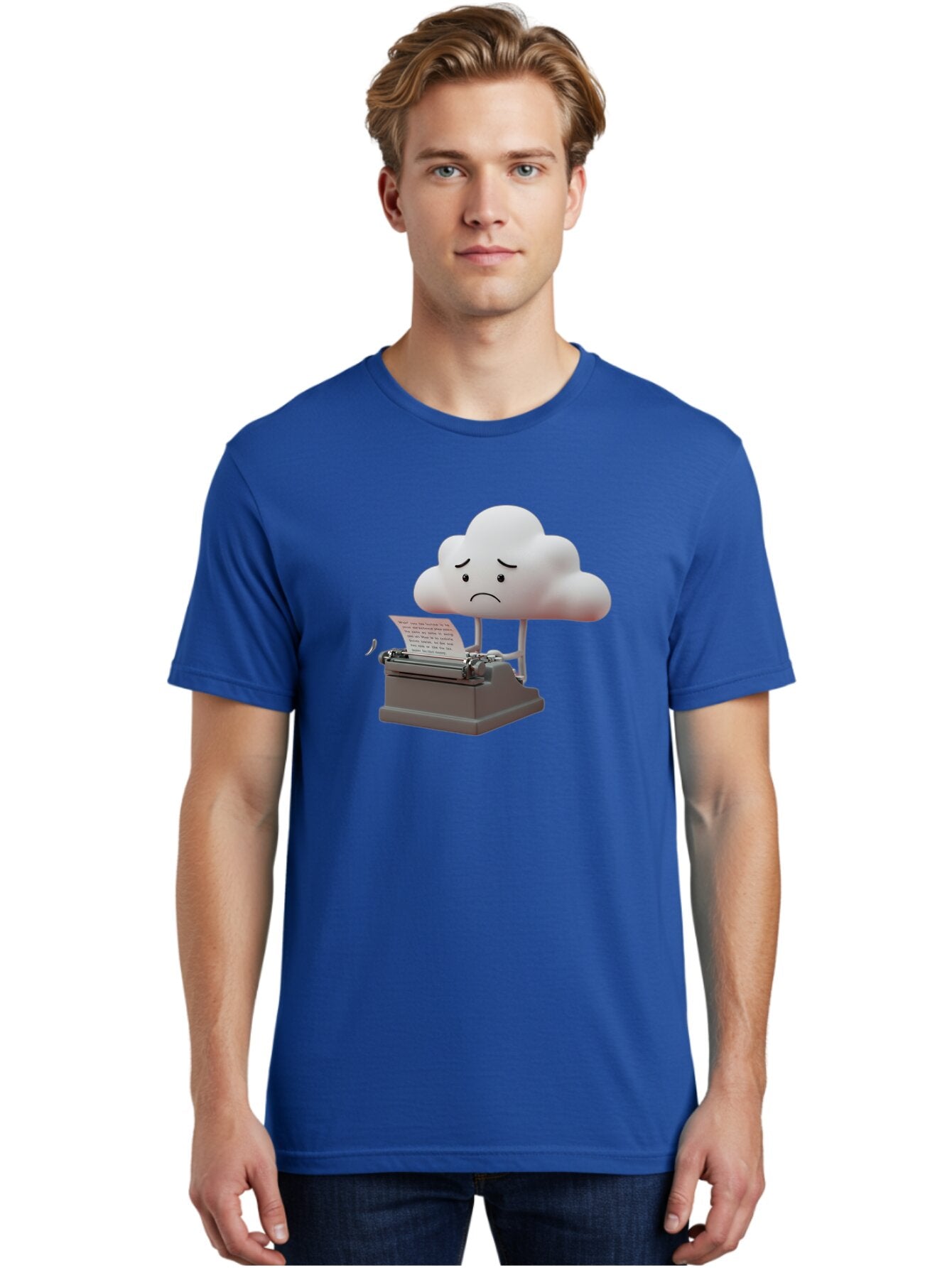 Sad-Cloud-Typing Men'S Graphic Tee, 100% Cotton, Comfortable Casual Summer Wear, Machine Washable, Vintage Camera, Old Camera, Antique Camera, Black Camera, Classic Photography, Photography Equipment, Nostalgic Device, Film Camera, Camera Art Bar414 21