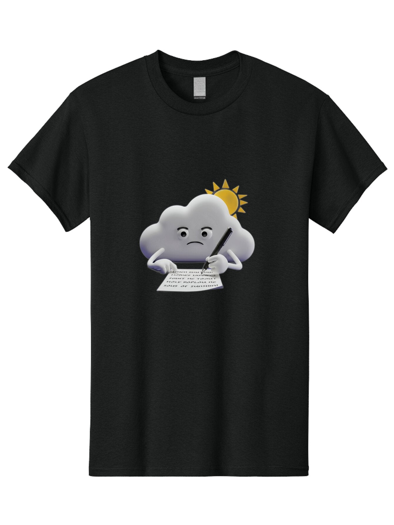 Sad-Cloud-Writing-Letter-1 Men'S Graphic Tee, 100% Cotton, Comfortable Casual Summer Wear, Machine Washable, Vintage Camera, Old Camera, Antique Camera, Black Camera, Classic Photography, Photography Equipment, Nostalgic Device, Film Camera, Bar415 11
