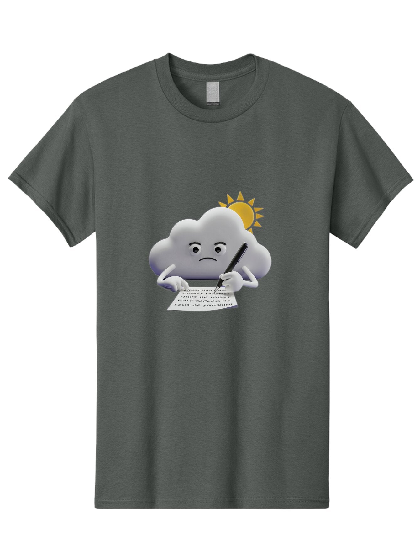 Sad-Cloud-Writing-Letter-1 Men'S Graphic Tee, 100% Cotton, Comfortable Casual Summer Wear, Machine Washable, Vintage Camera, Old Camera, Antique Camera, Black Camera, Classic Photography, Photography Equipment, Nostalgic Device, Film Camera, Bar415 8