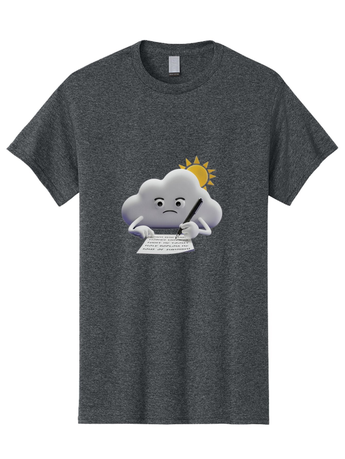 Sad-Cloud-Writing-Letter-1 Men'S Graphic Tee, 100% Cotton, Comfortable Casual Summer Wear, Machine Washable, Vintage Camera, Old Camera, Antique Camera, Black Camera, Classic Photography, Photography Equipment, Nostalgic Device, Film Camera, Bar415 7