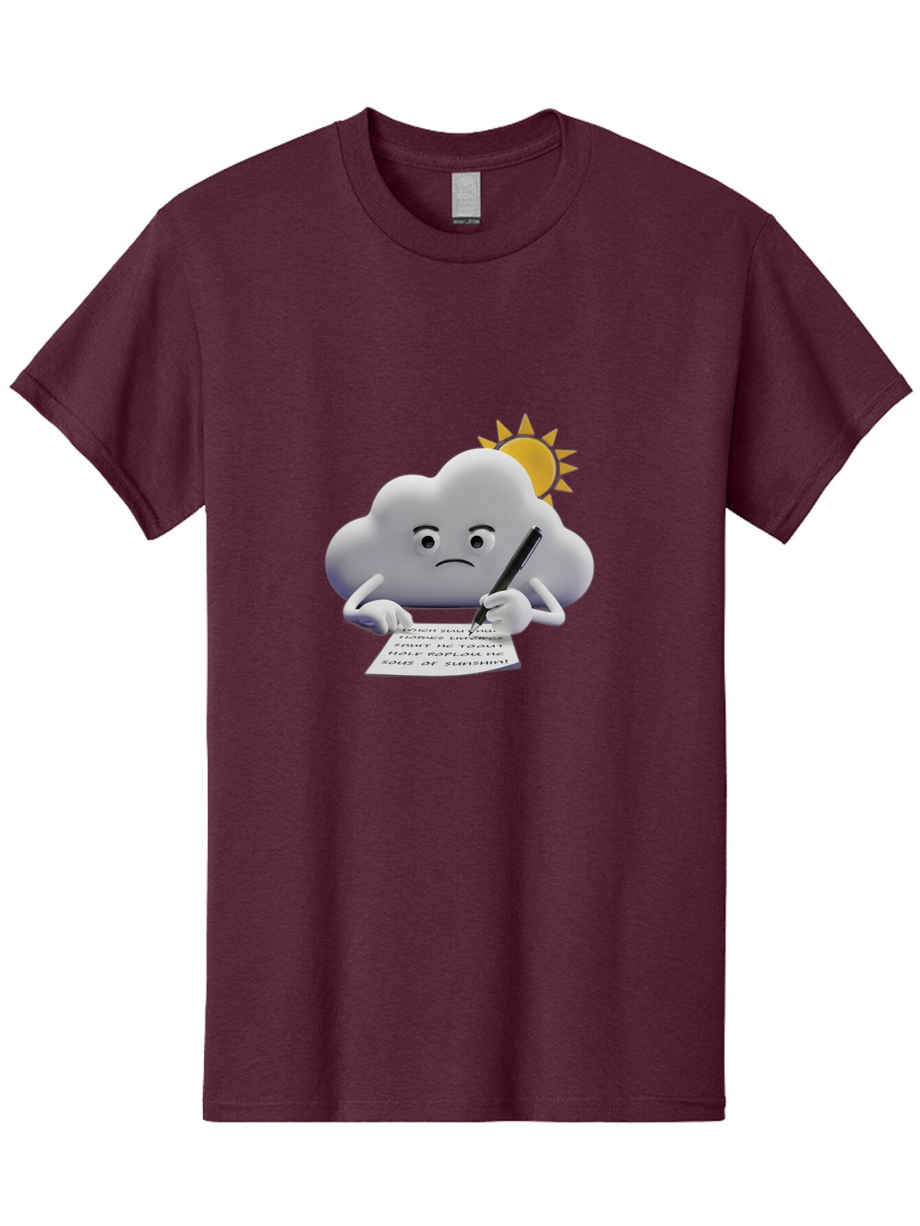 Sad-Cloud-Writing-Letter-1 Men'S Graphic Tee, 100% Cotton, Comfortable Casual Summer Wear, Machine Washable, Vintage Camera, Old Camera, Antique Camera, Black Camera, Classic Photography, Photography Equipment, Nostalgic Device, Film Camera, Bar415 5